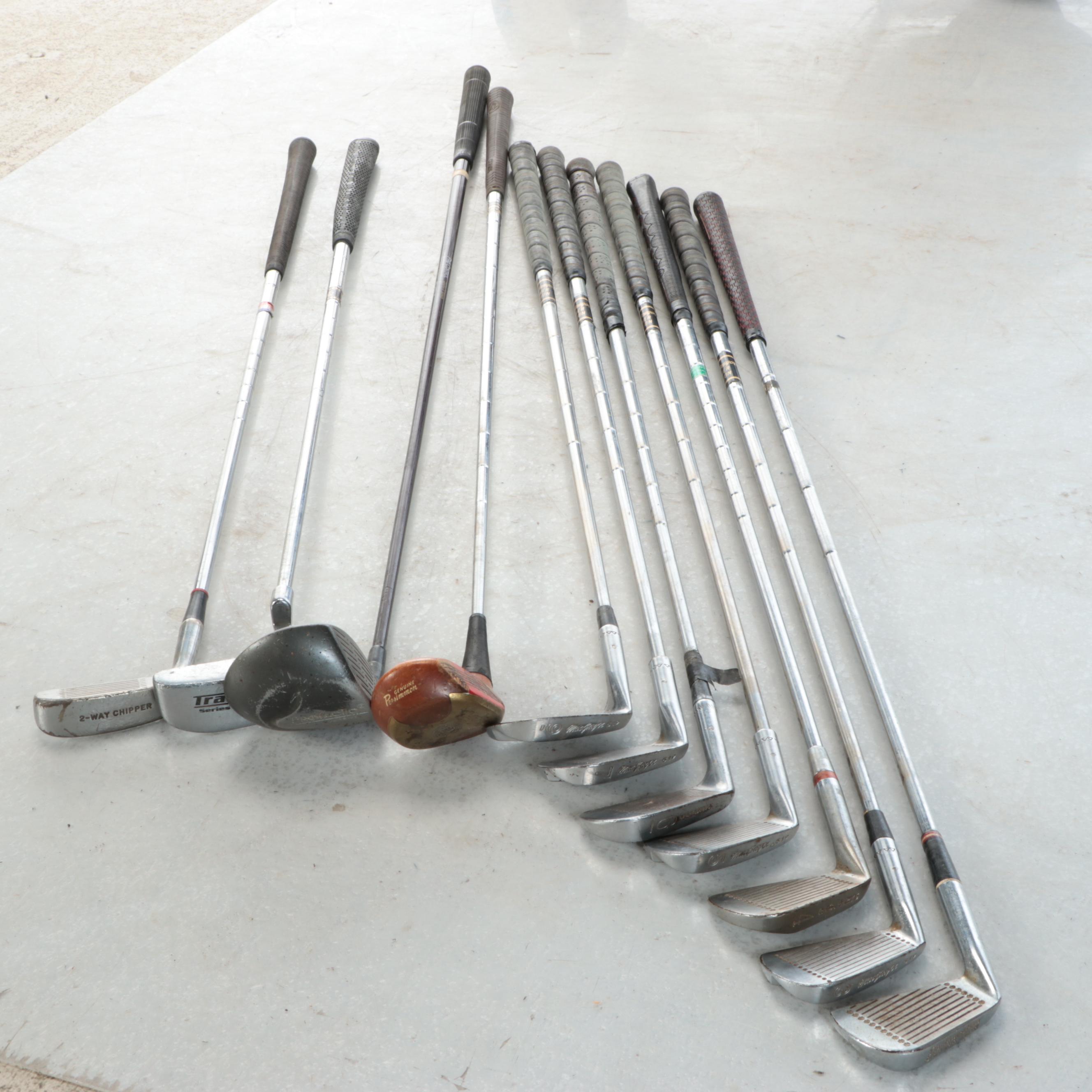 Wilson Golf Bag with Clubs and Balls