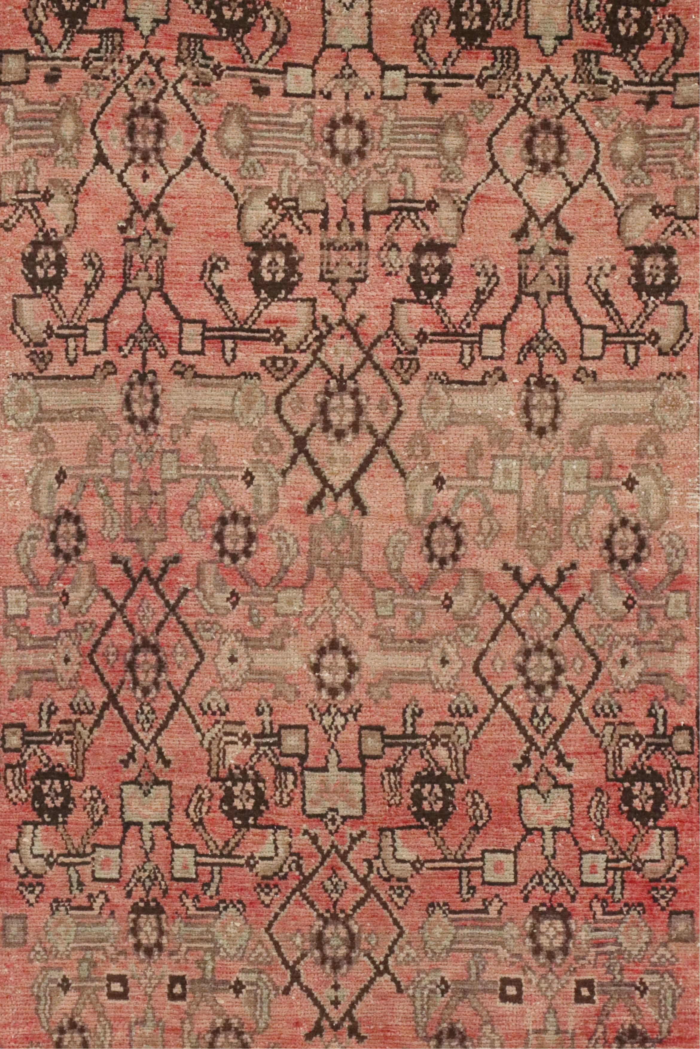 2'11 x 8'7 Hand-Knotted Persian Hamadan Carpet Runner