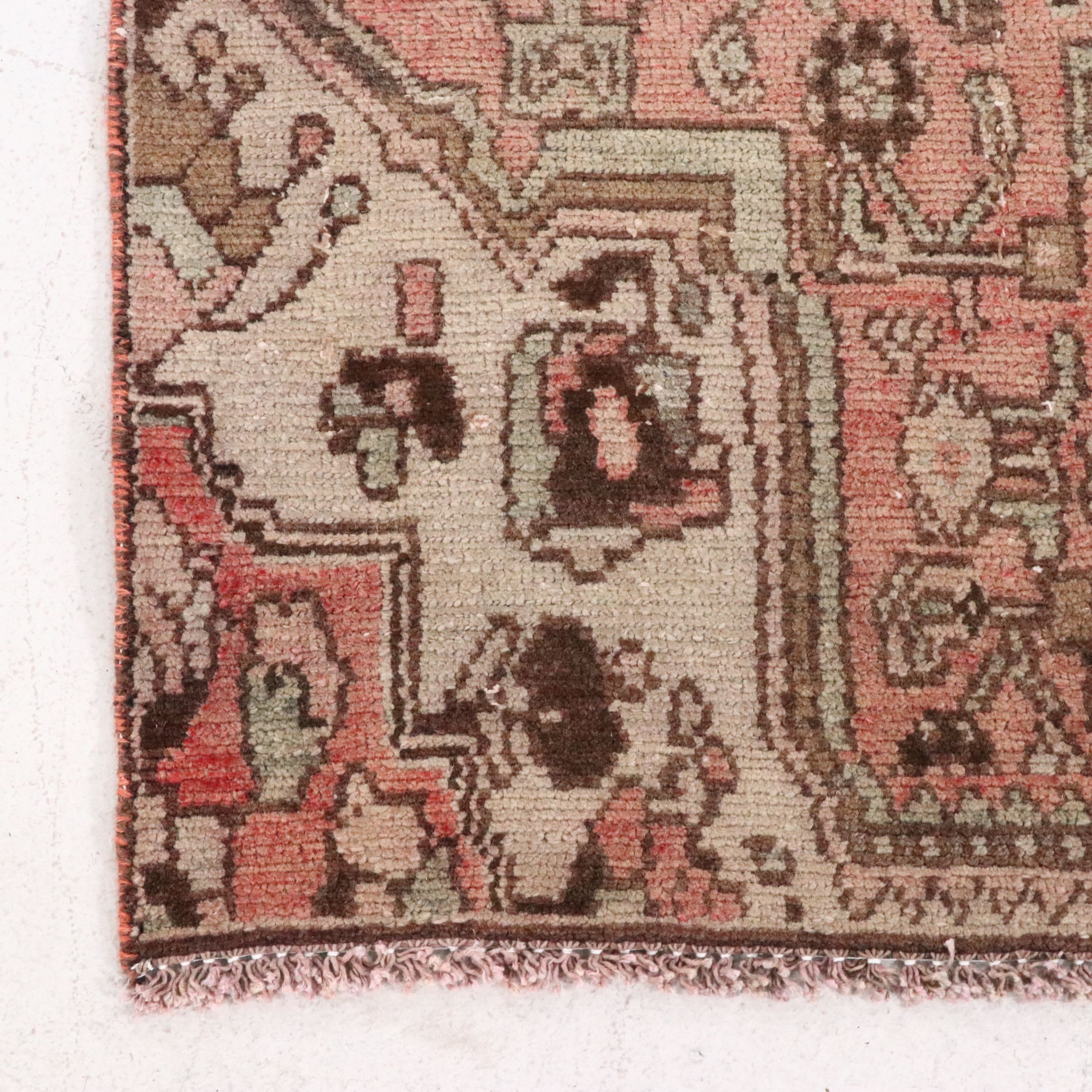 2'11 x 8'7 Hand-Knotted Persian Hamadan Carpet Runner