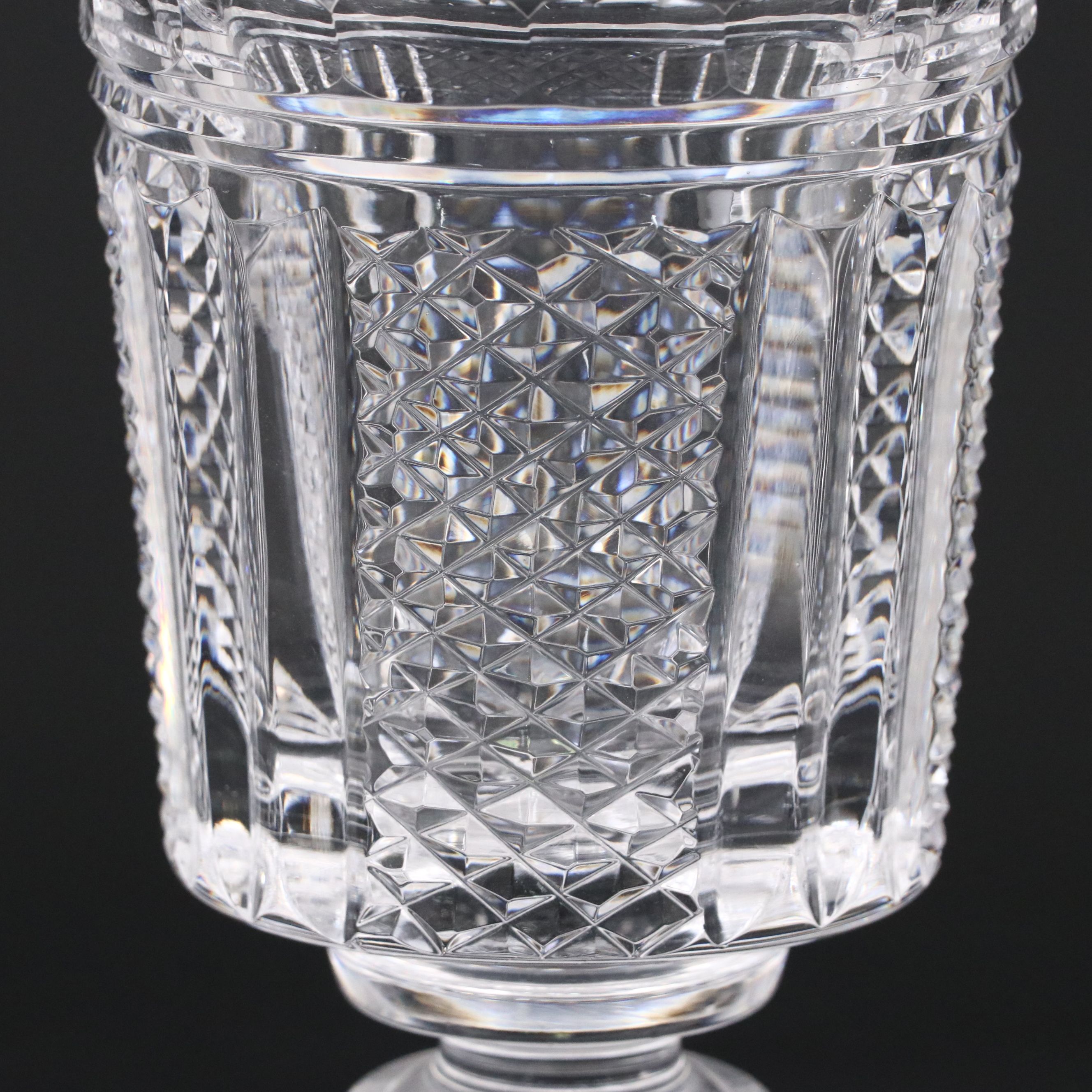 Waterford "Master Cutter" Crystal Footed Vase