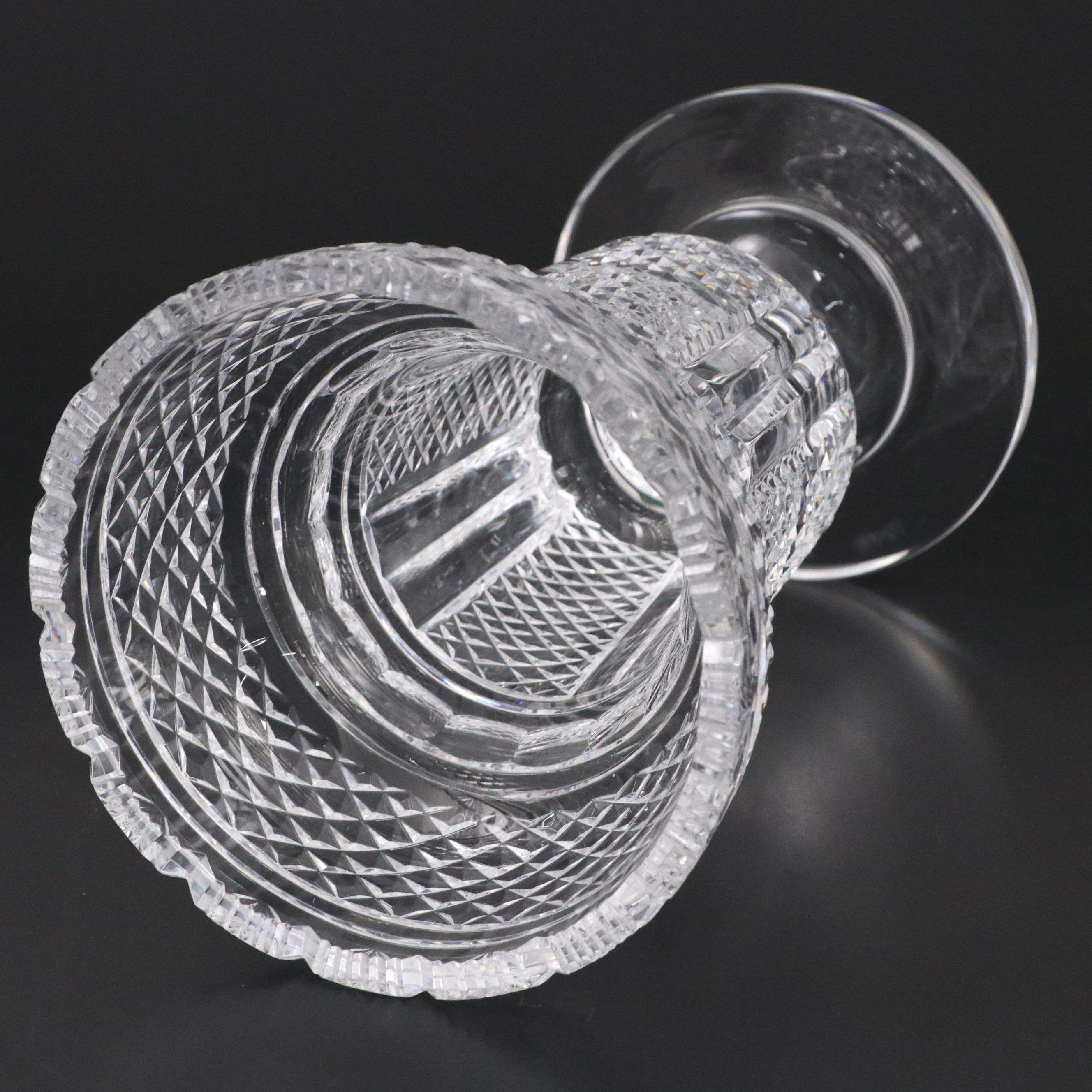 Waterford "Master Cutter" Crystal Footed Vase