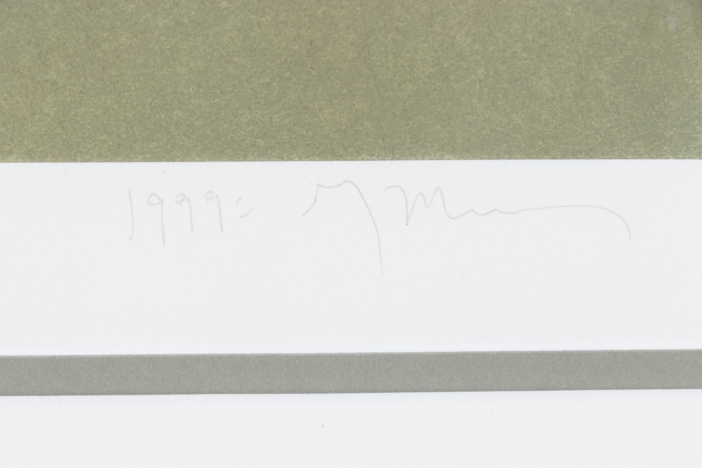 Greg Murr Conceptual Lithograph of an Unfinished Crown "Tiara Fragment", 1999