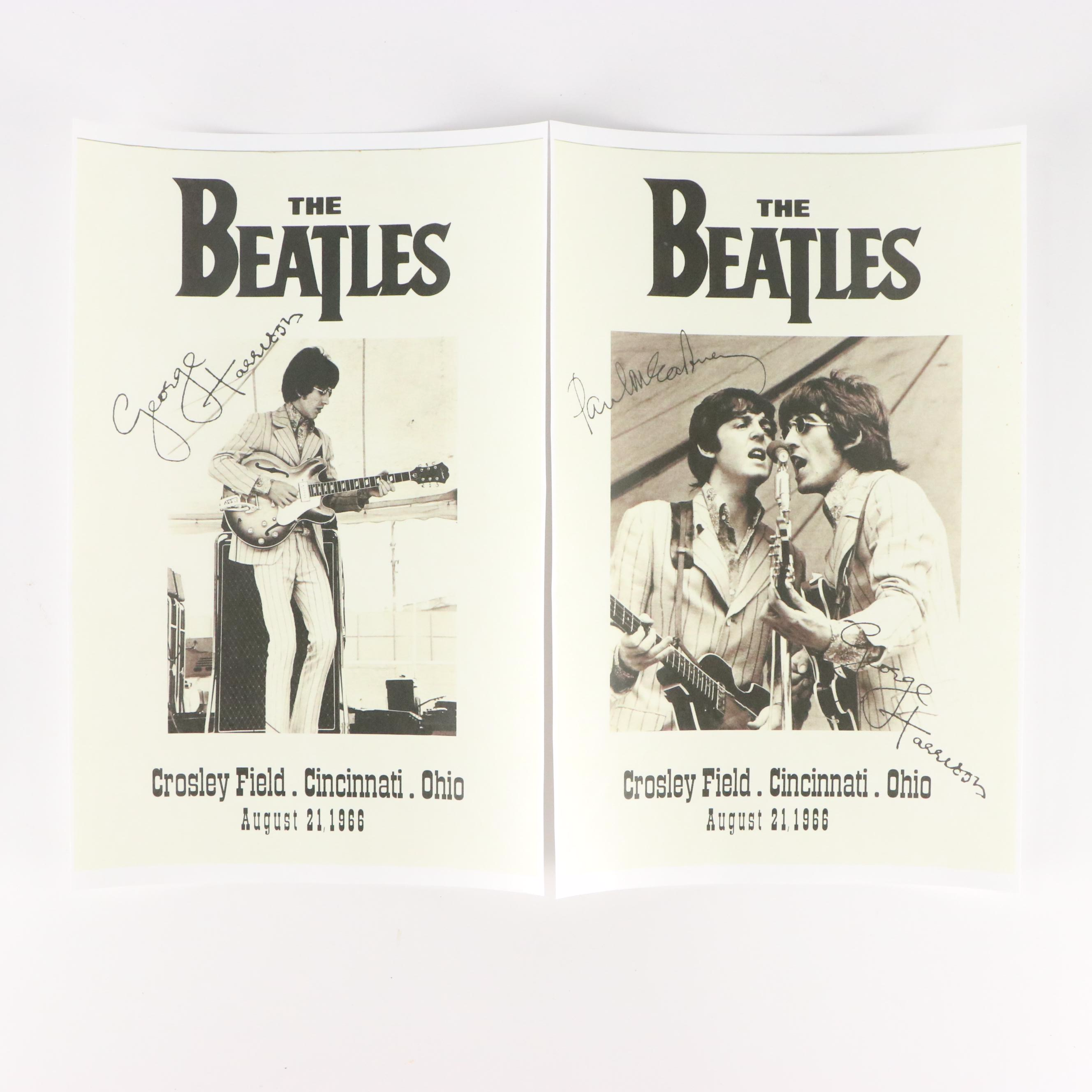 The Beatles Crosley Field Cincinnati Concert Reproduction Posters