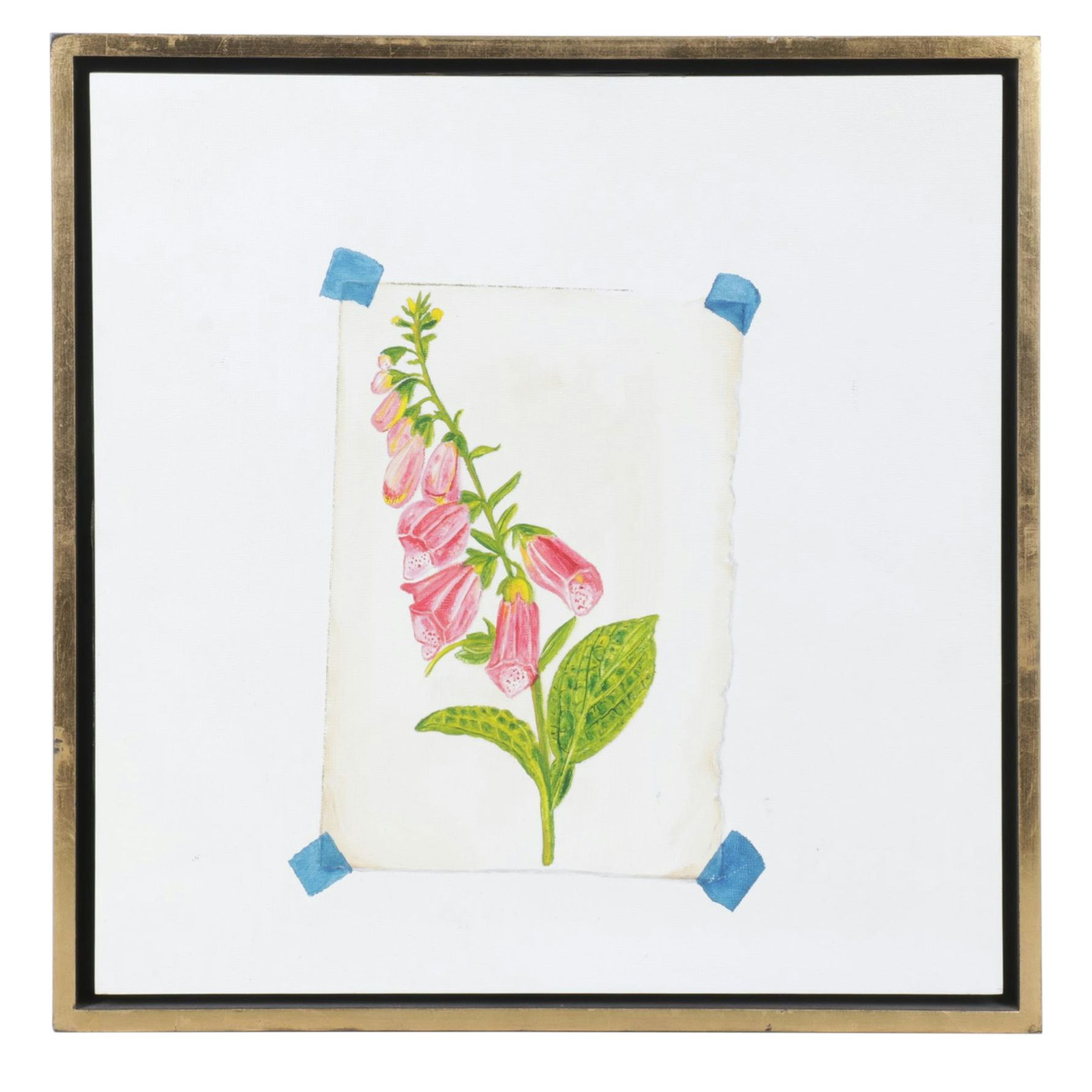 Robert Falcone Floral Study Acrylic Painting "Foxglove", 2014