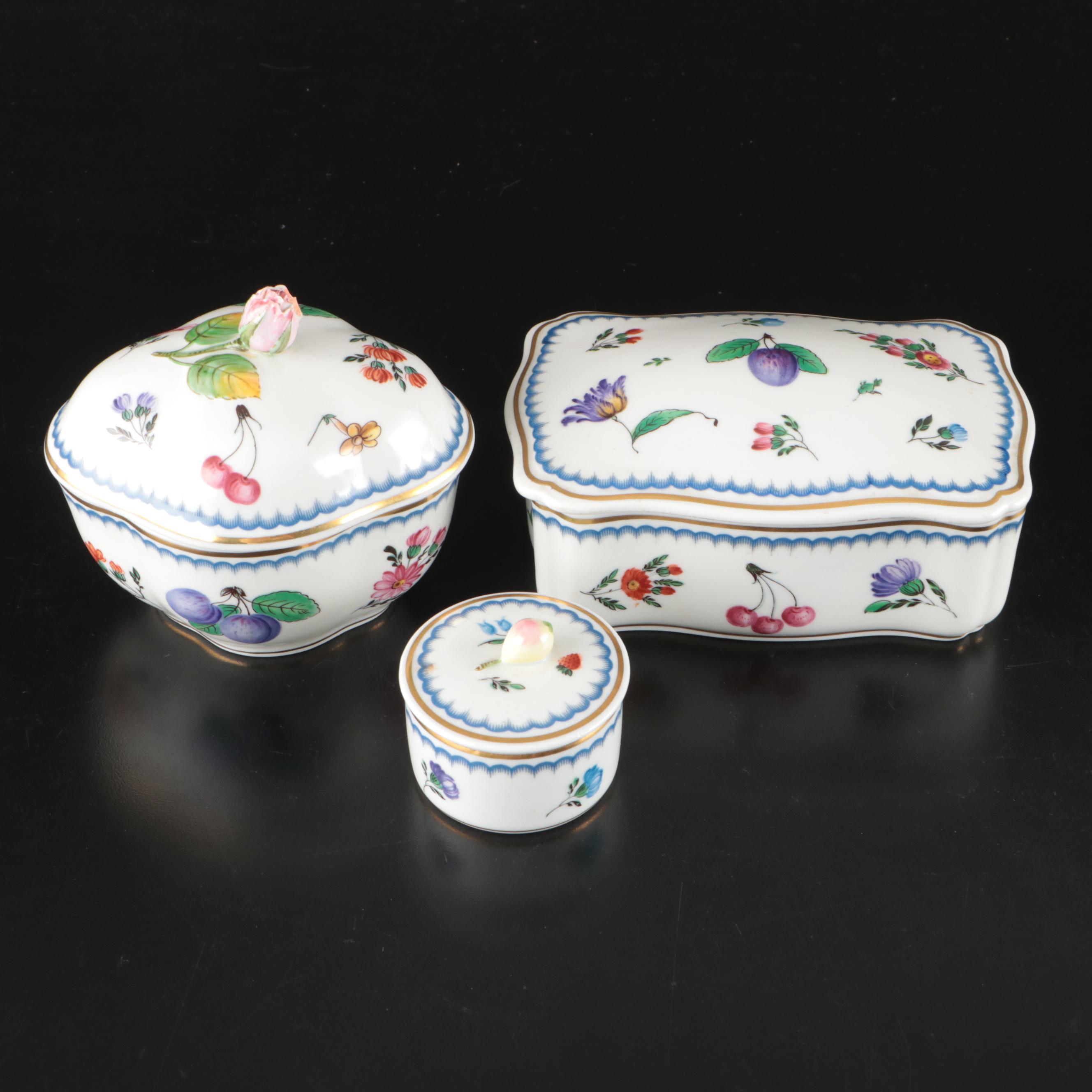 Richard Ginori Porcelain Boxes