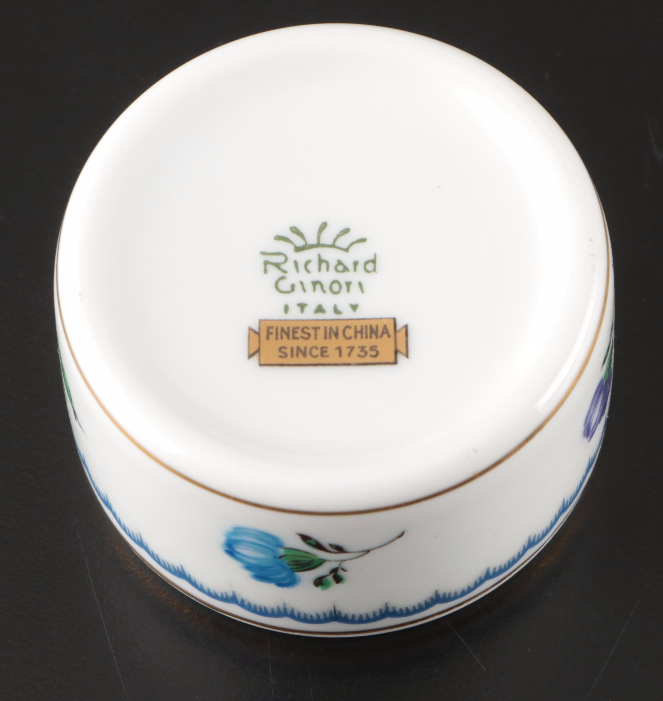 Richard Ginori Porcelain Boxes