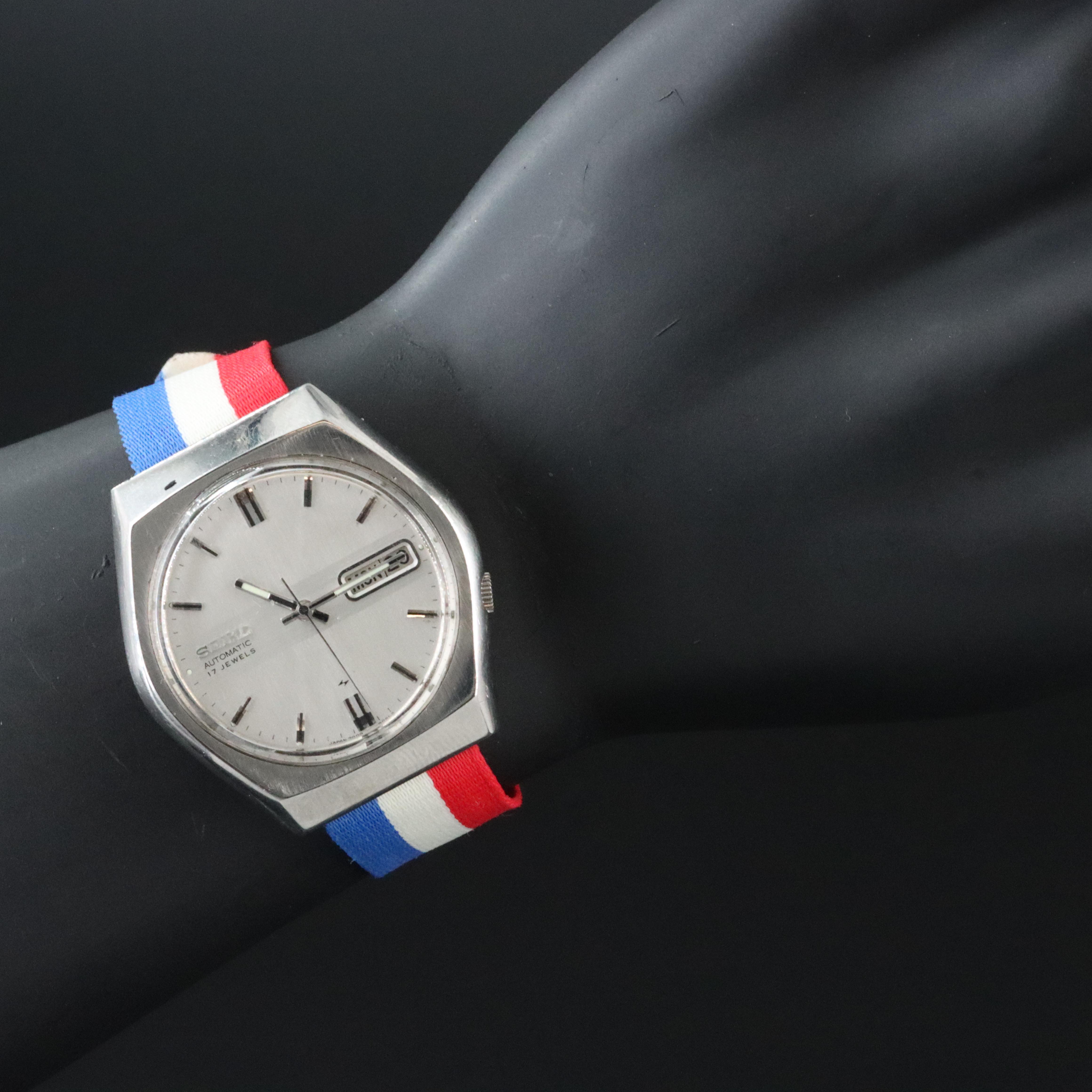 Seiko Day - Date Automatic Stainless Steel Watch