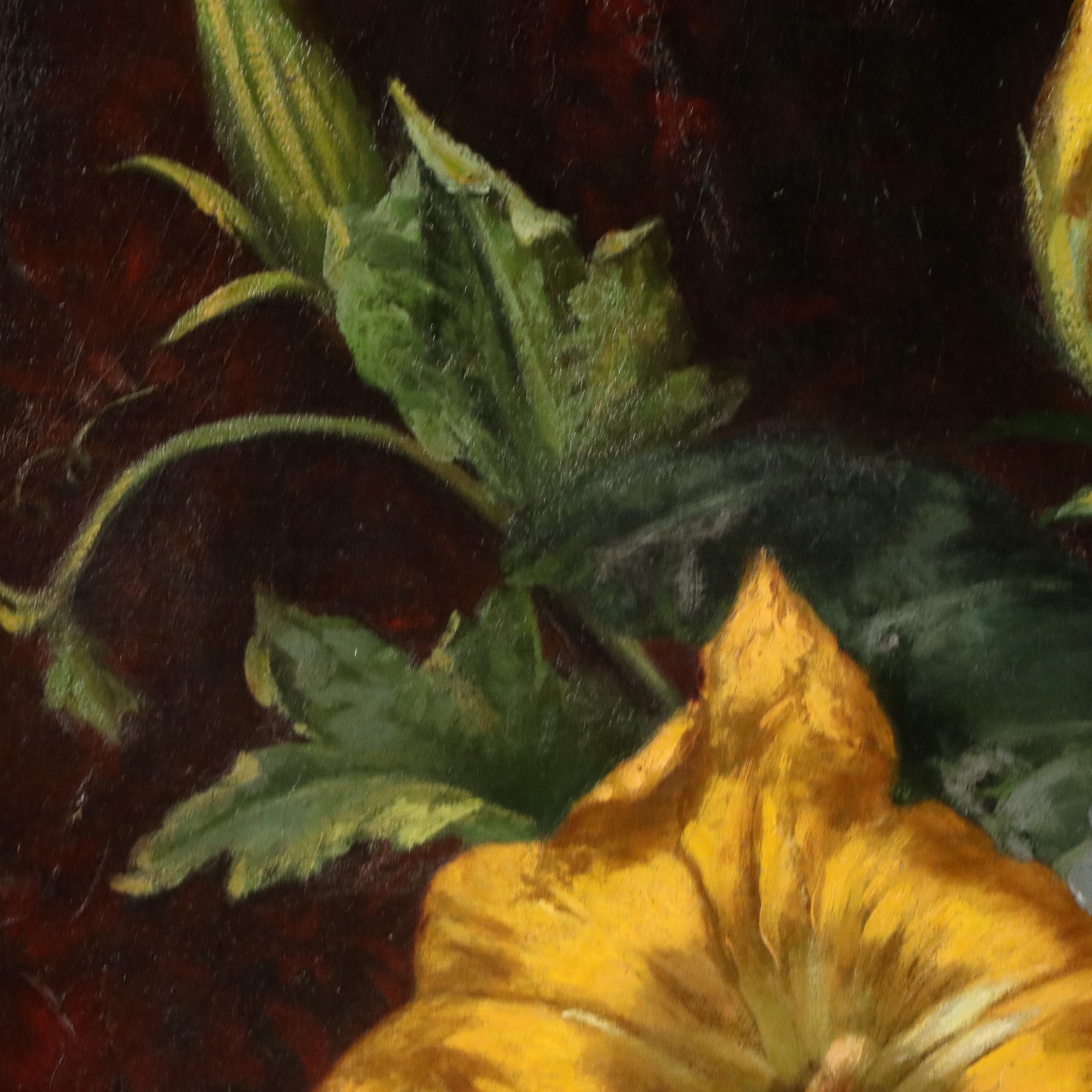 W. L. Jodin Floral Still Life Oil Painting, Circa 1910