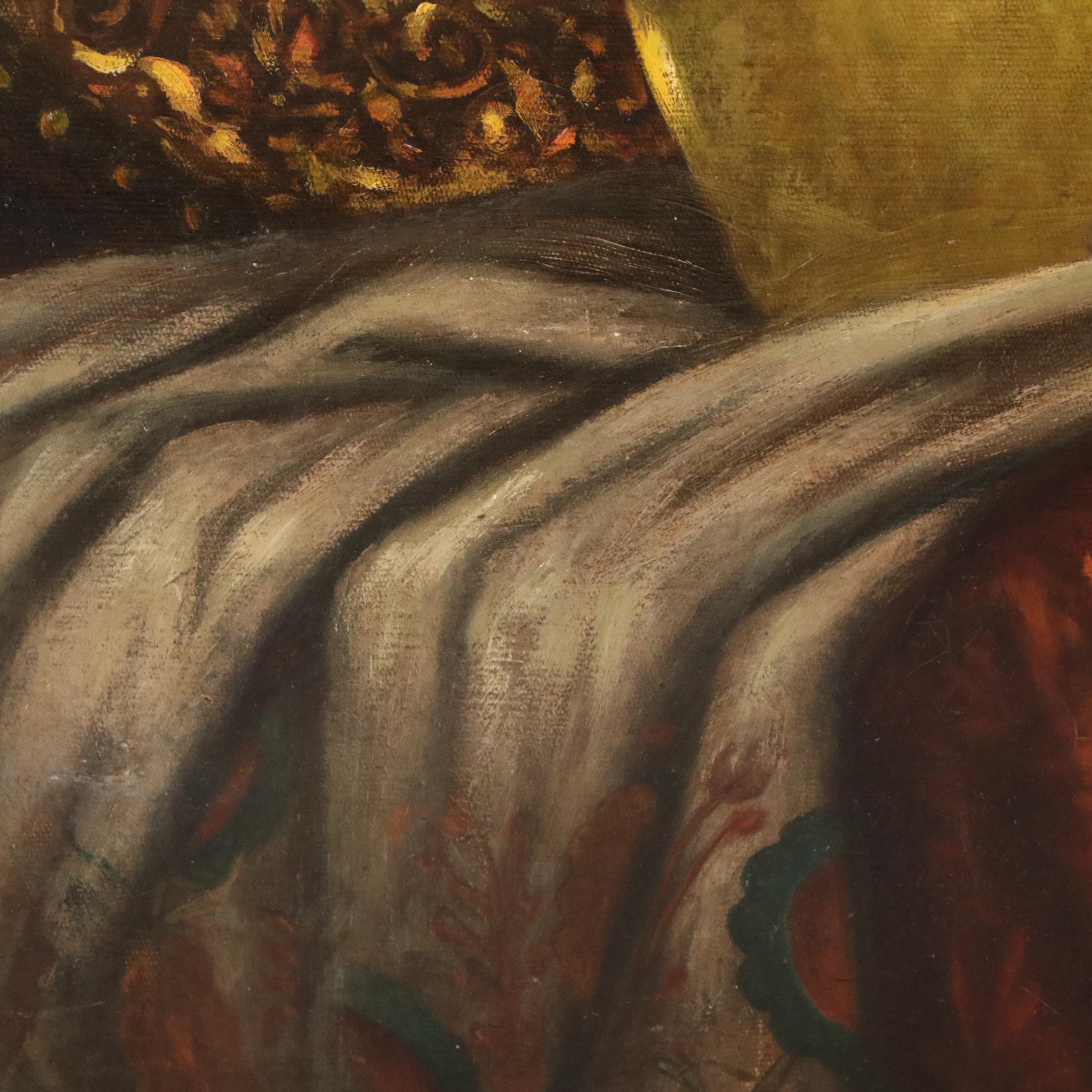 W. L. Jodin Floral Still Life Oil Painting, Circa 1910