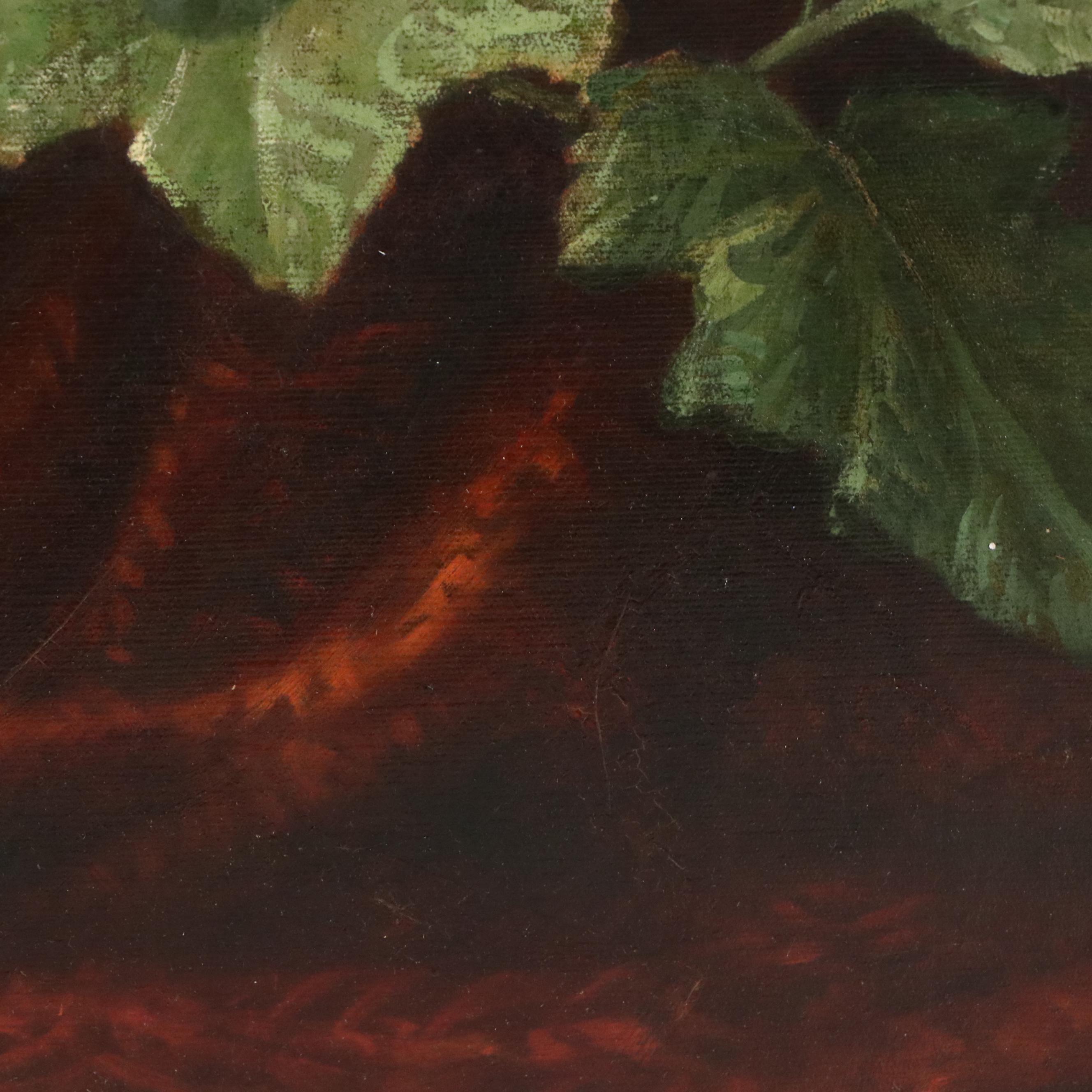 W. L. Jodin Floral Still Life Oil Painting, Circa 1910