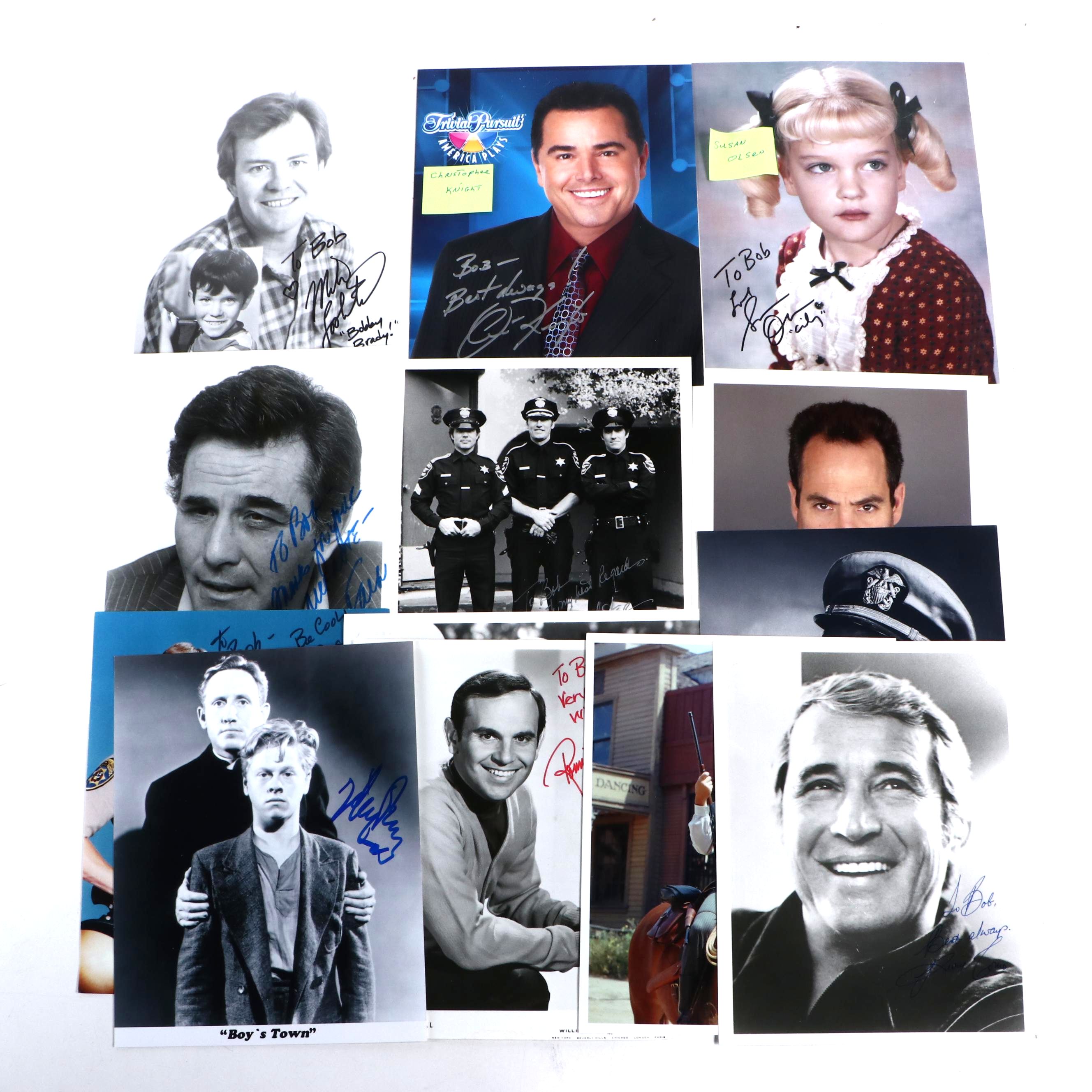 Mickey Rooney, Perry Como, Ronnie Schell and More Signed Photographs