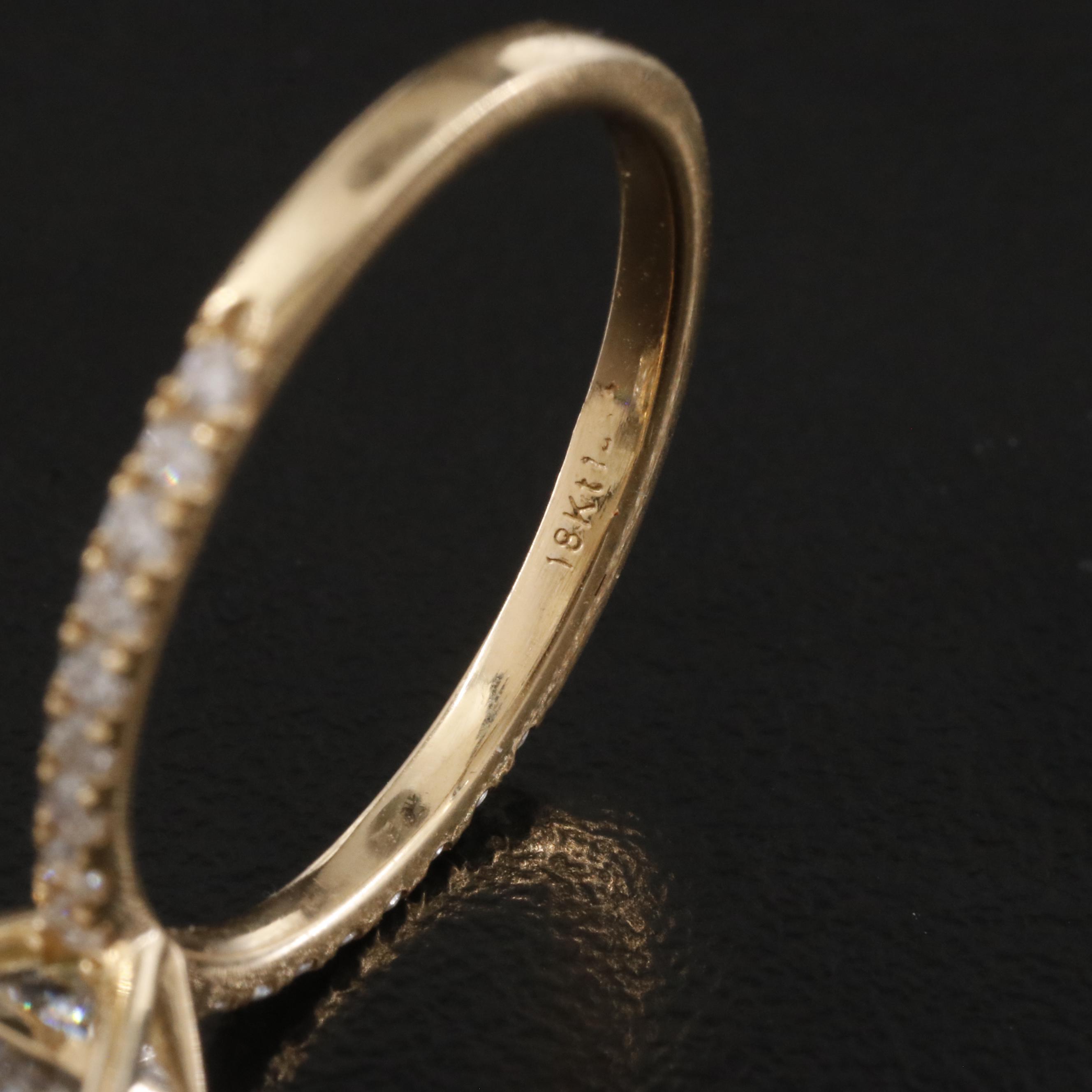 18K 2.02 CTW Lab Grown Diamond Ring with IGI Report