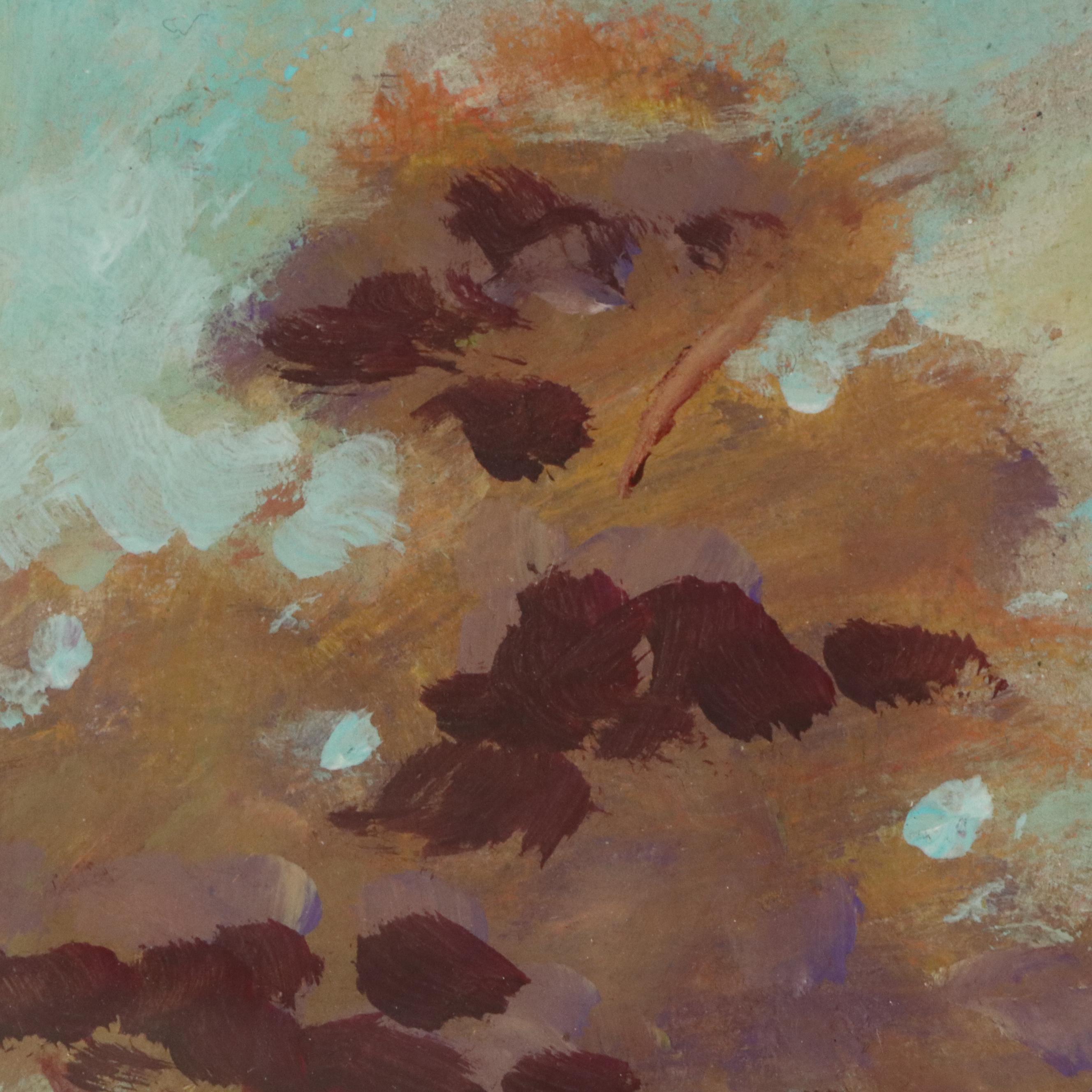 Robert Riddle Baker Landscape Acrylic Painting "Soft Morning," 2023