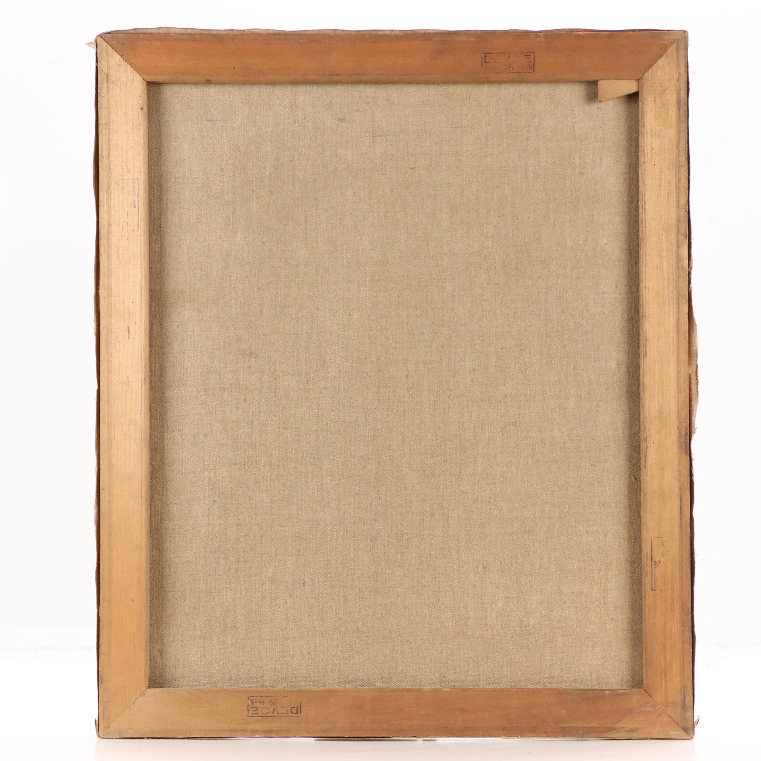 Harvey Shepard Expressionist Figural Oil Painting, 1940