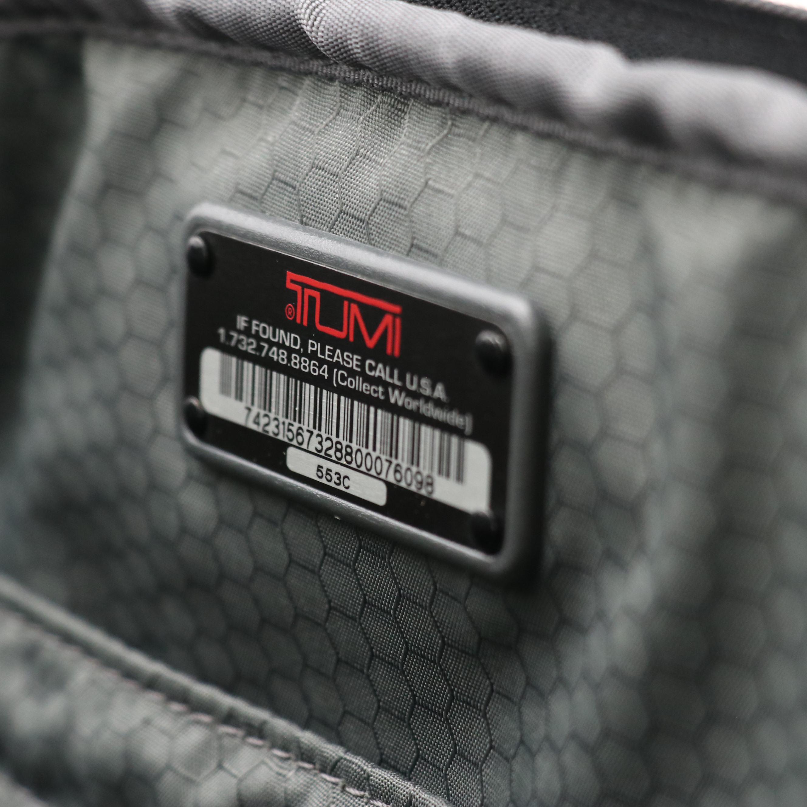 Tumi Alpha Large Split 2 Wheeled Duffel in Black Ballistic Nylon