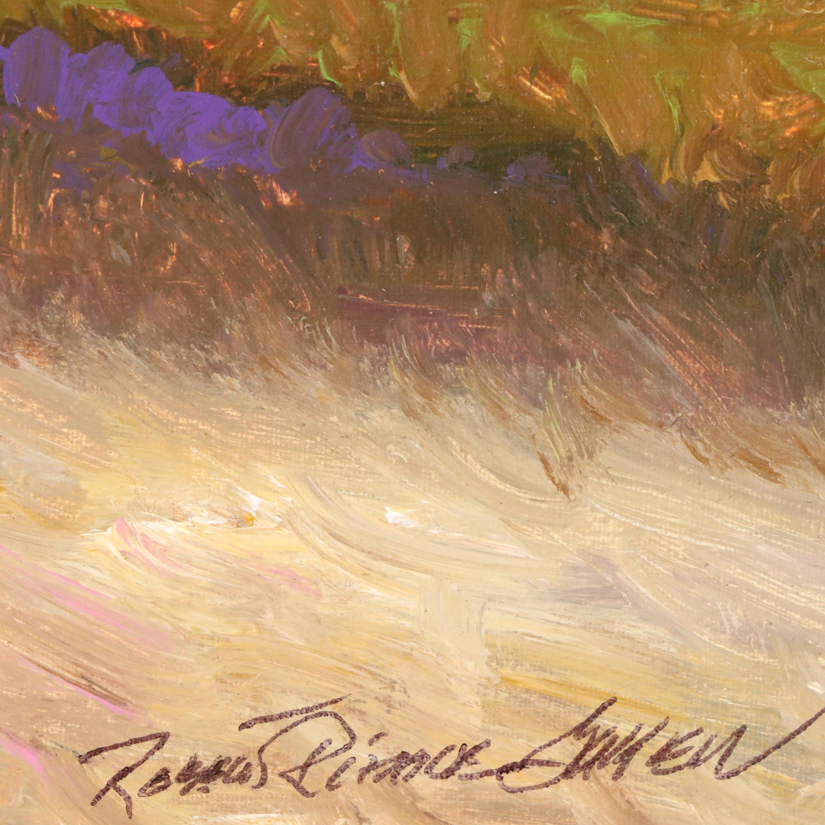 Robert Riddle Baker Landscape Acrylic Painting "Sandy Spot," 2024