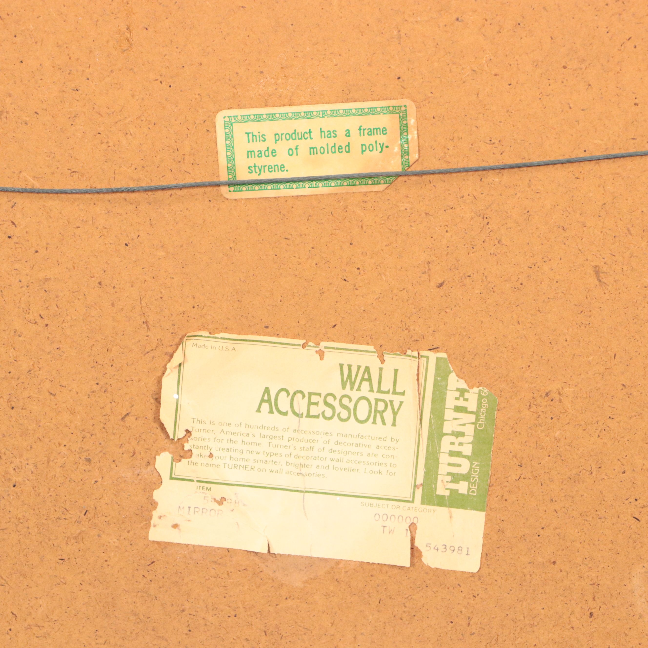 Turner Design Baroque Style Bronze Finish Wall Mirror, 20th Century