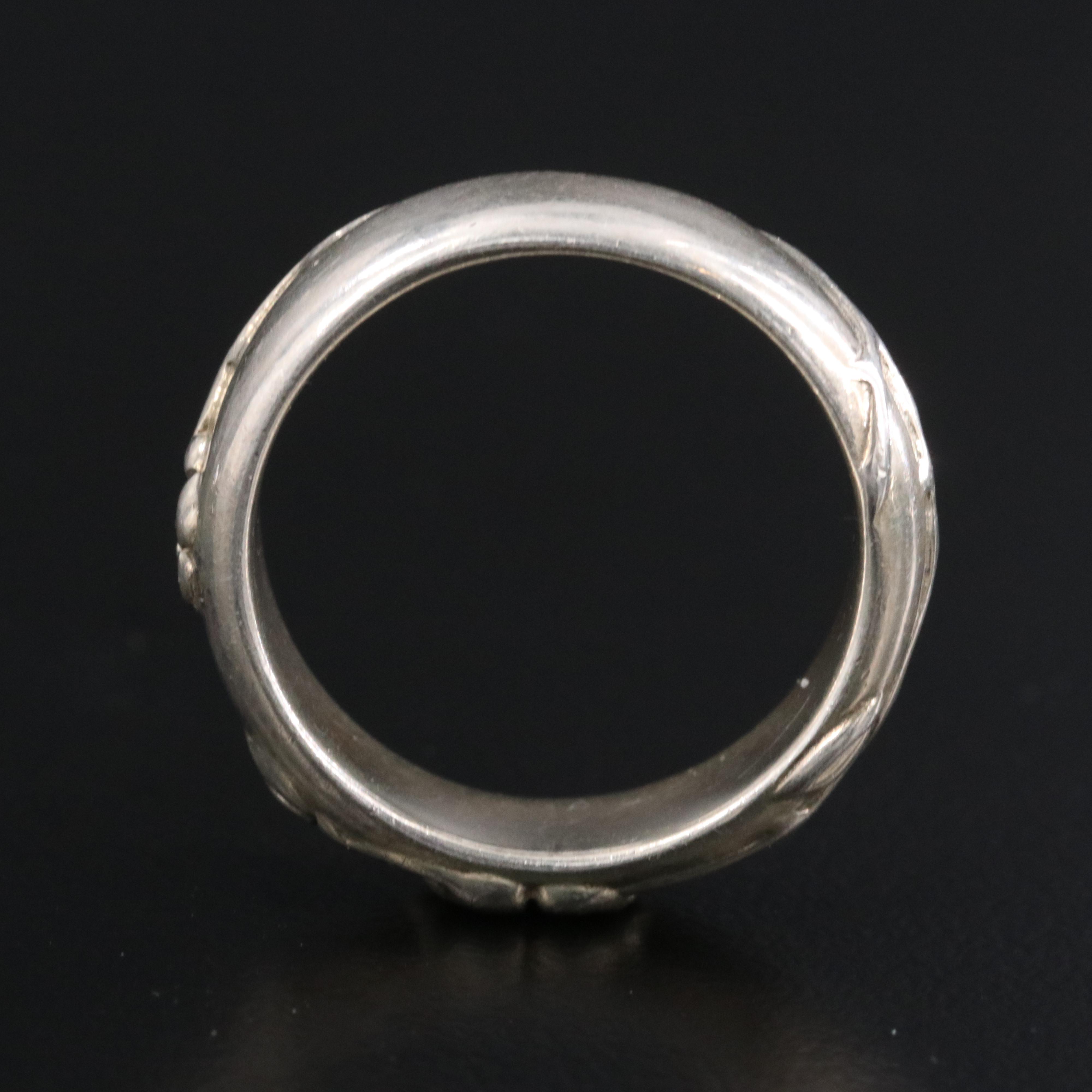 Tiffany & Co. Nature Sterling Rose Flower Ring