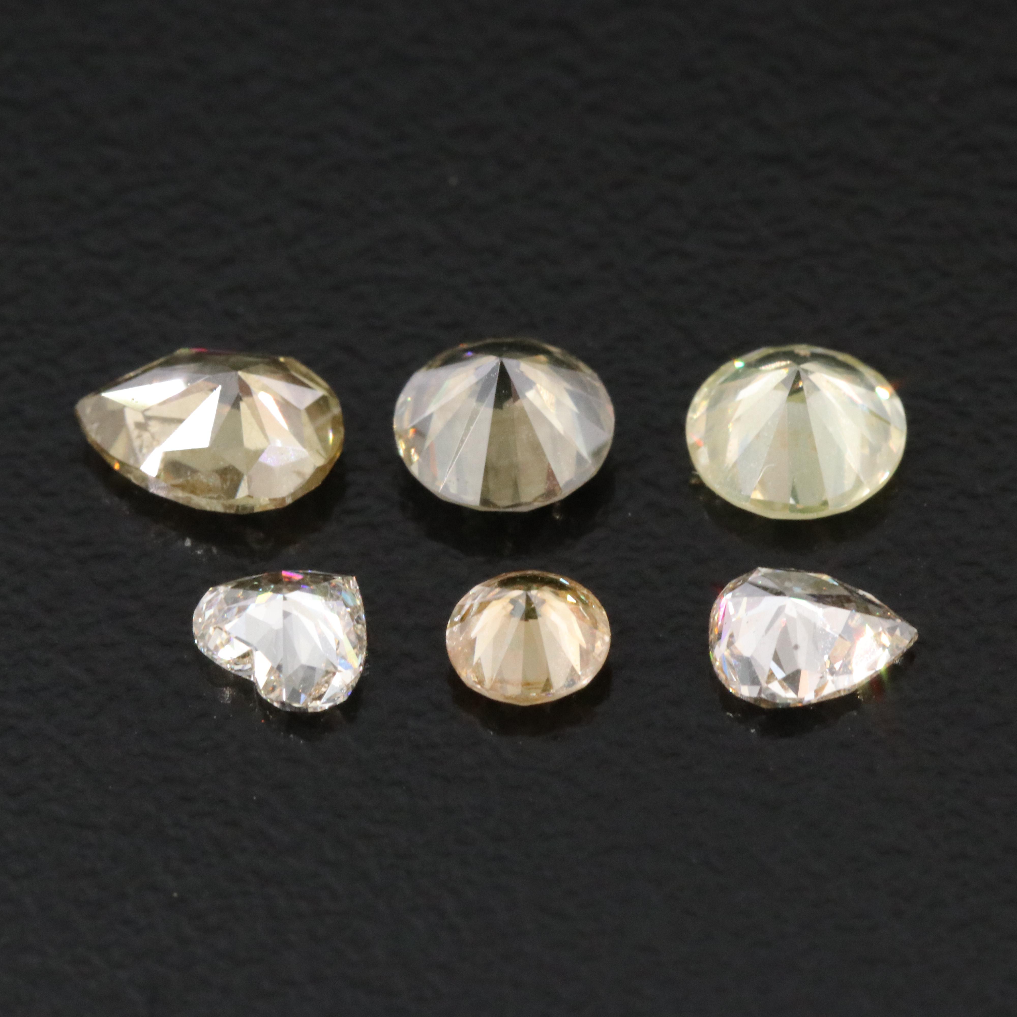 Loose 2.20 CTW Diamonds Featuring Lab Grown Fancy Colors