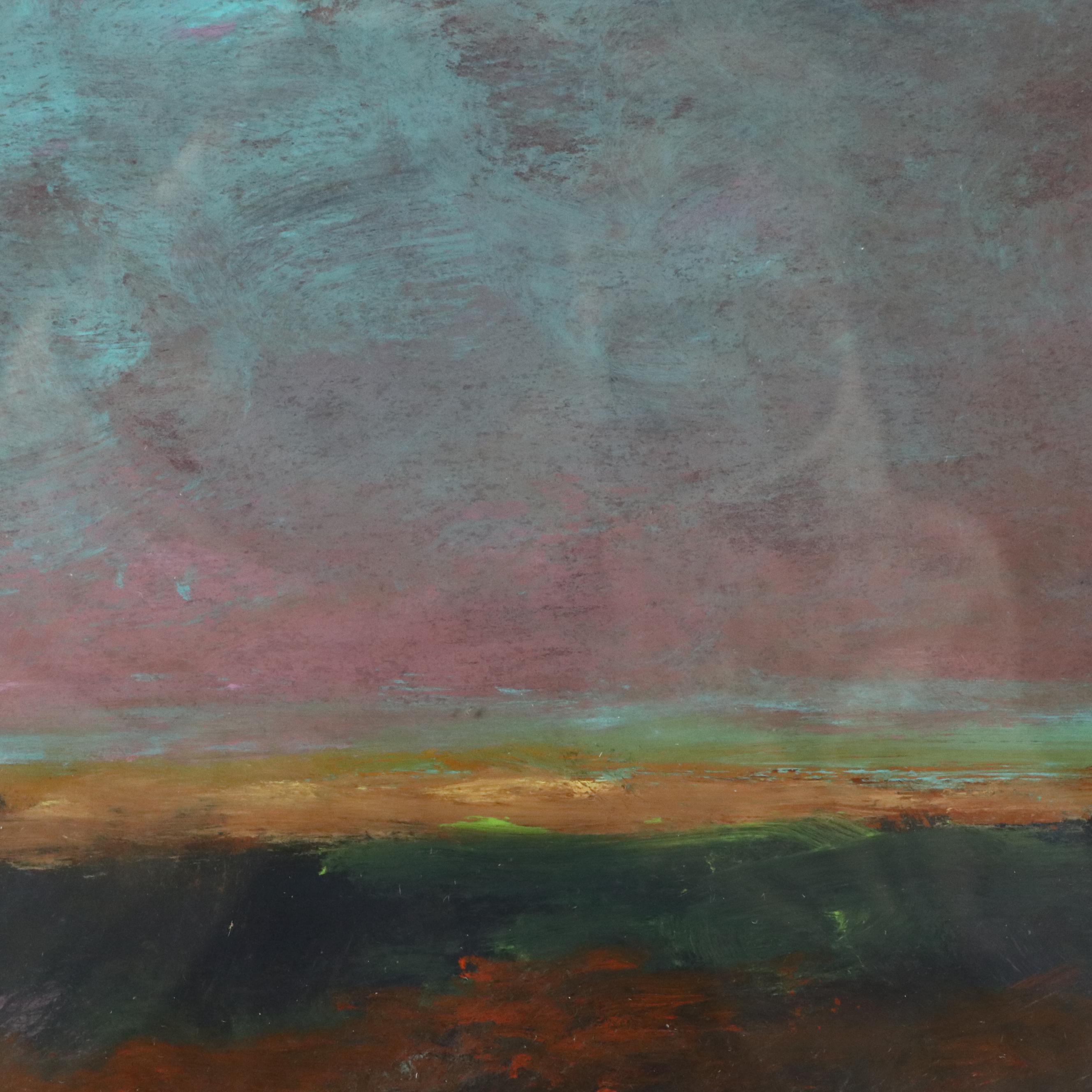 Robert Riddle Baker Landscape Acrylic Painting "Whisper of Winter," 2024