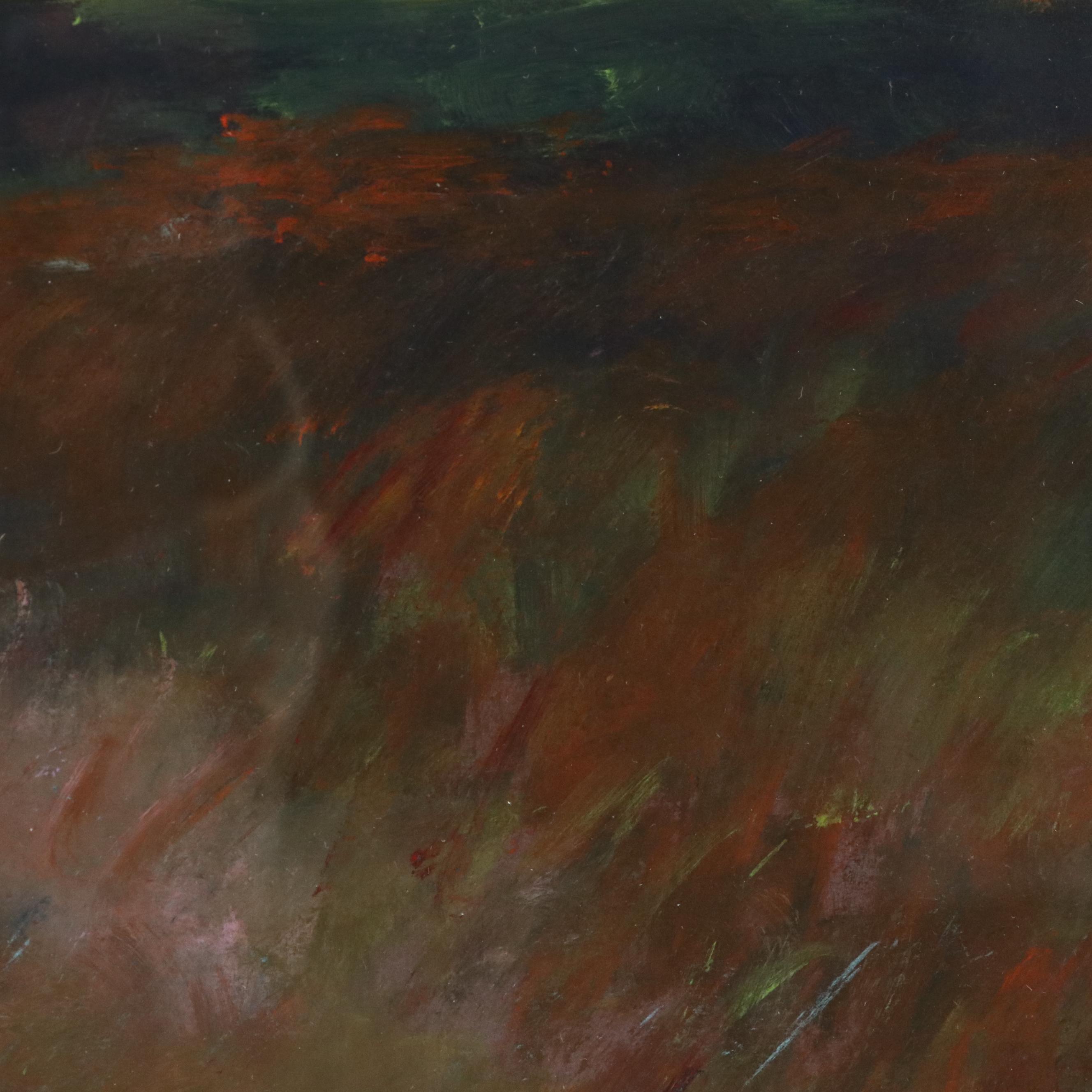 Robert Riddle Baker Landscape Acrylic Painting "Whisper of Winter," 2024