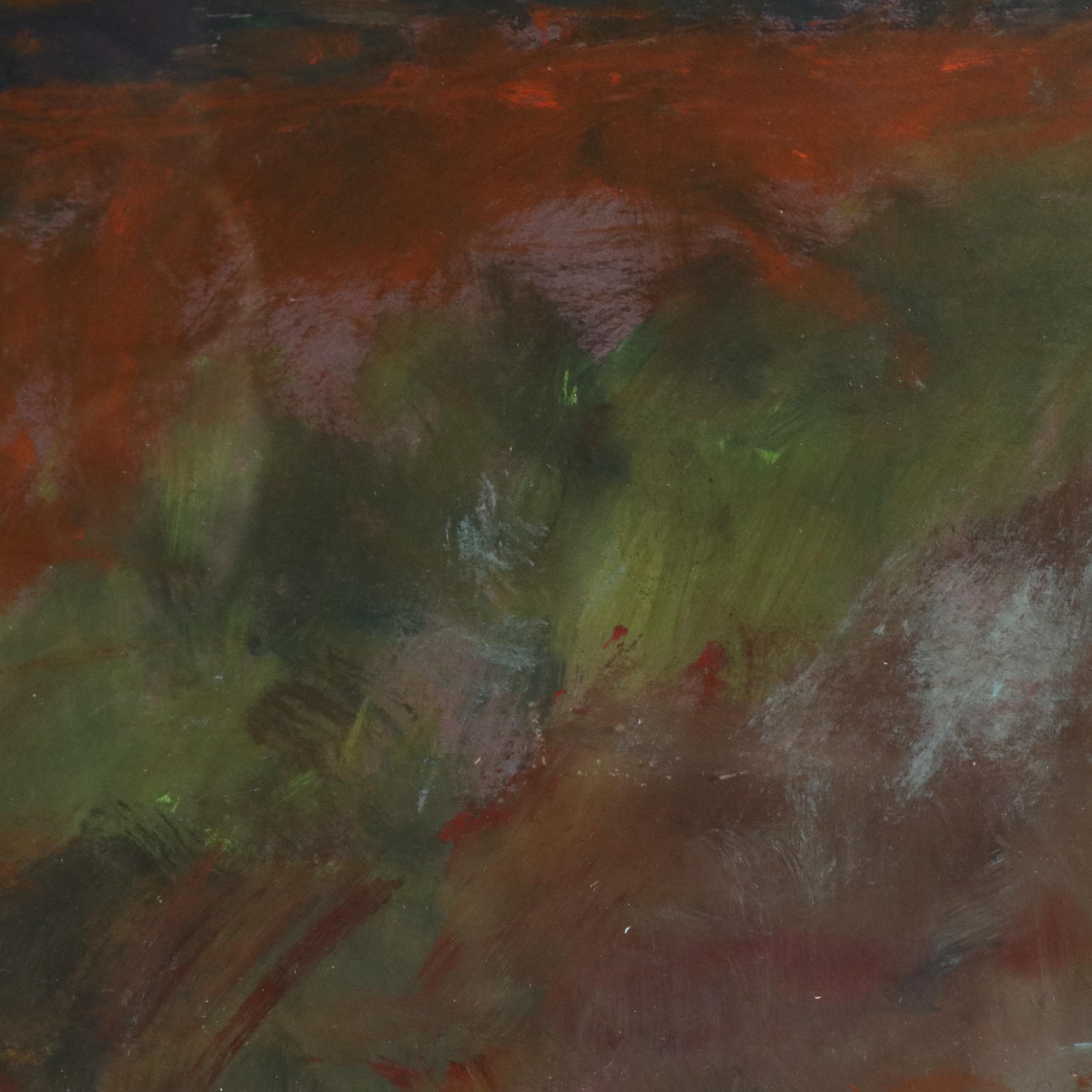 Robert Riddle Baker Landscape Acrylic Painting "Whisper of Winter," 2024