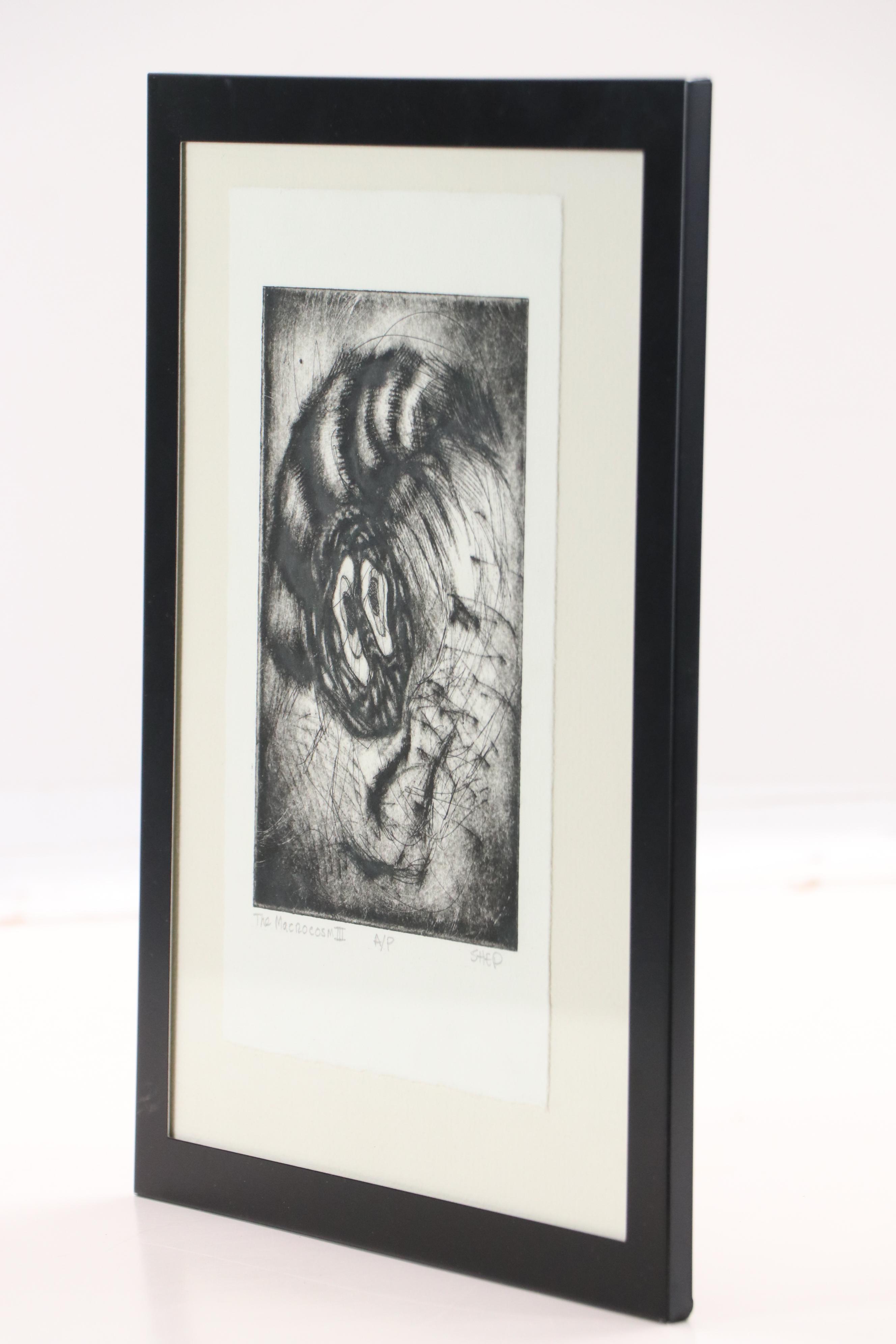 Alison Shepard Etching "The Macrocosm III," 21st Century