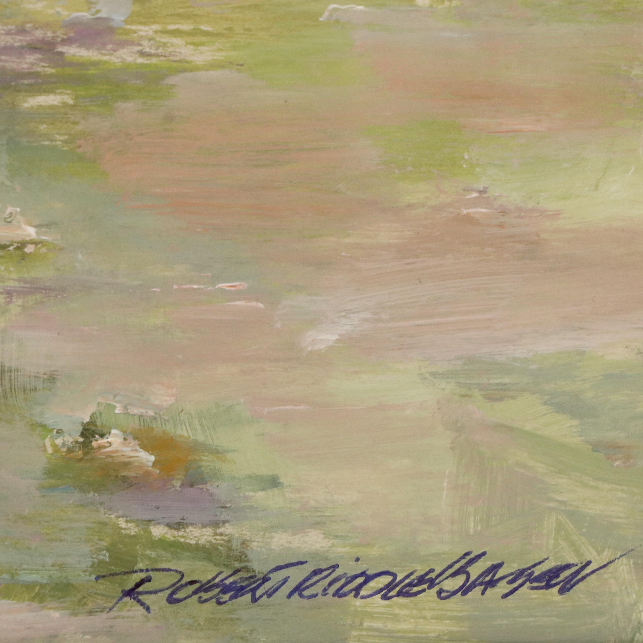 Robert Riddle Baker Landscape Acrylic Painting "Storm Wash," 2025