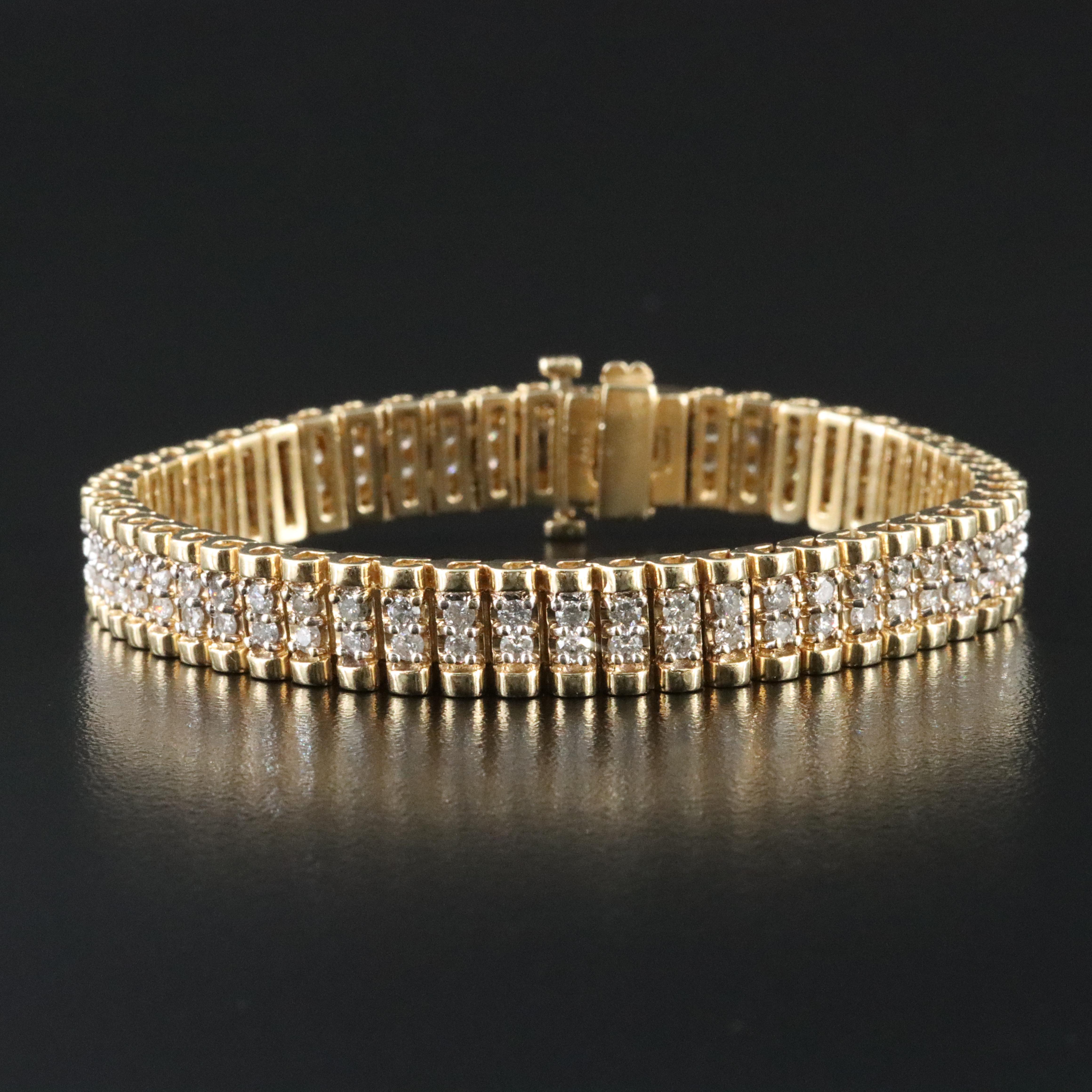 14K 4.12 CTW Diamond Bracelet