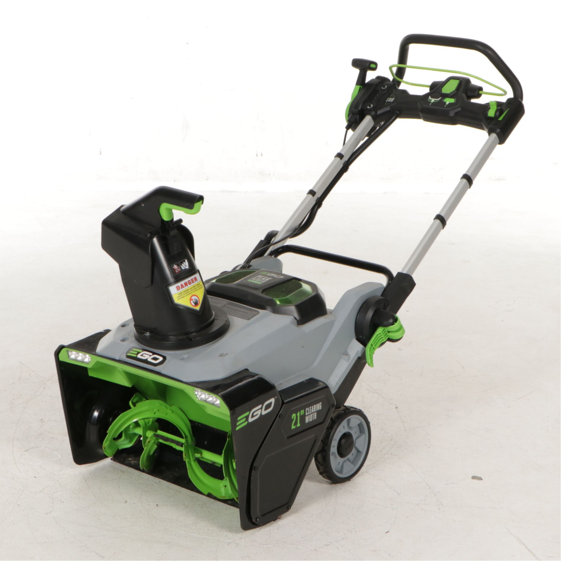 EGO Battery Powered 21" Snow Blower and 21" Push Lawnmower