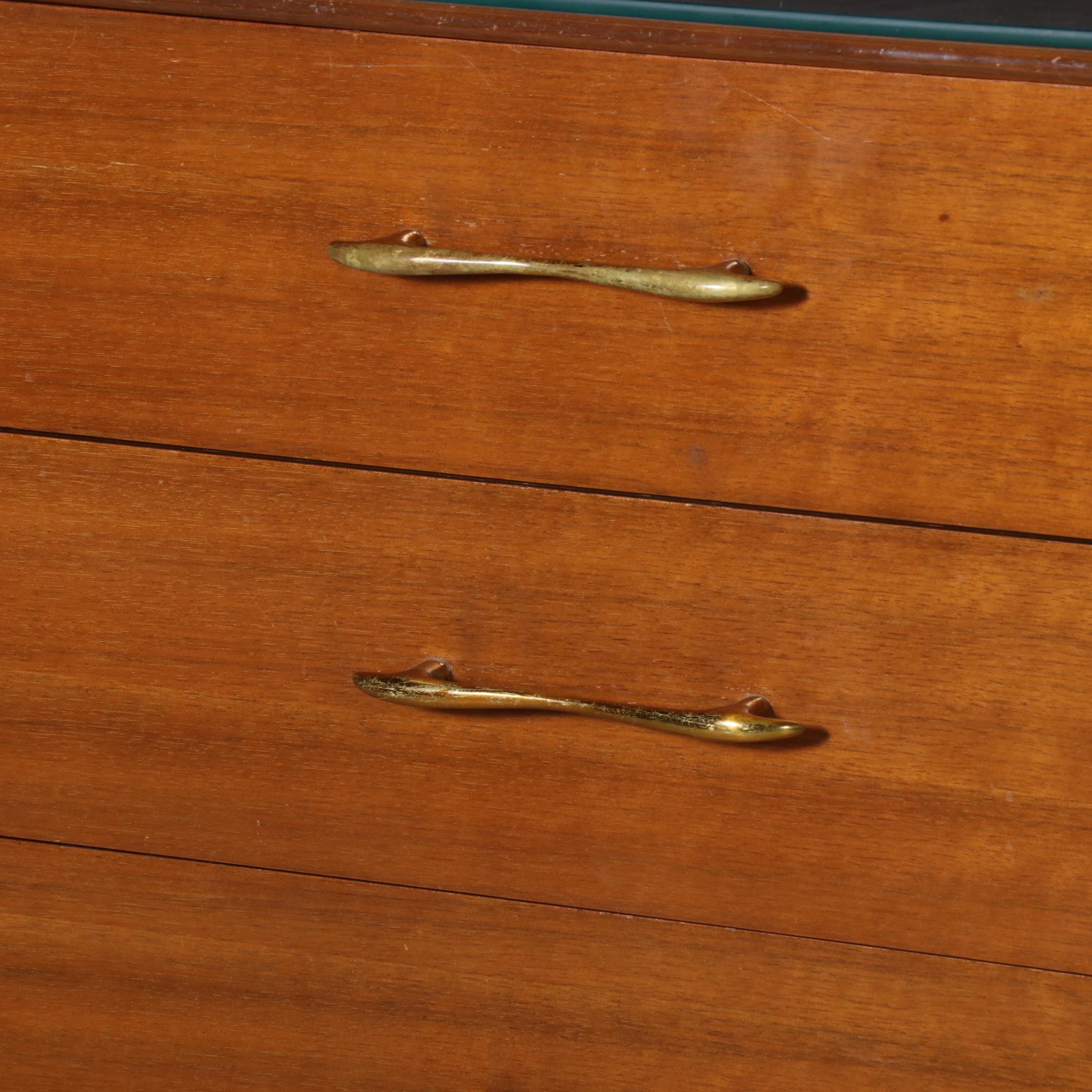 RWay Furniture Mid Century Modern Walnut Chest of Drawers