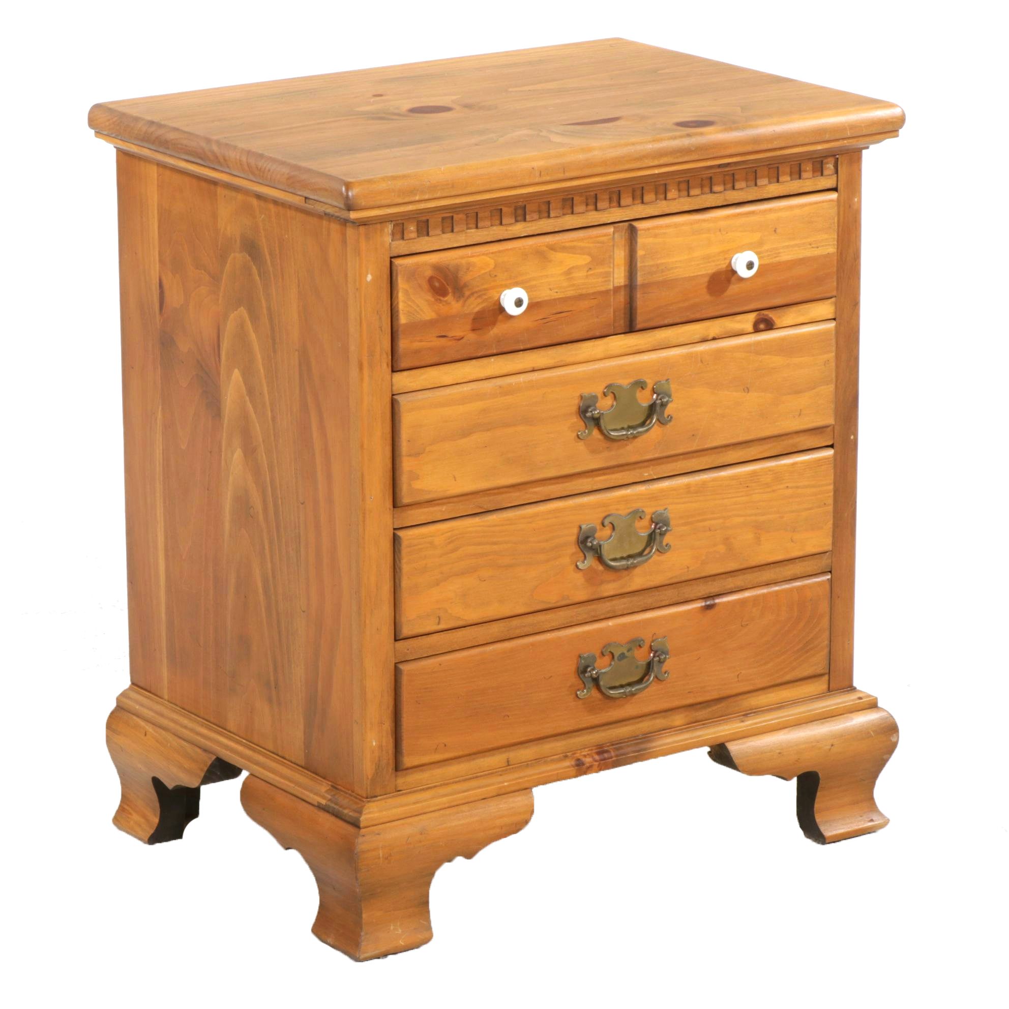 Ethan Allen Federal Style Pine Nightstand
