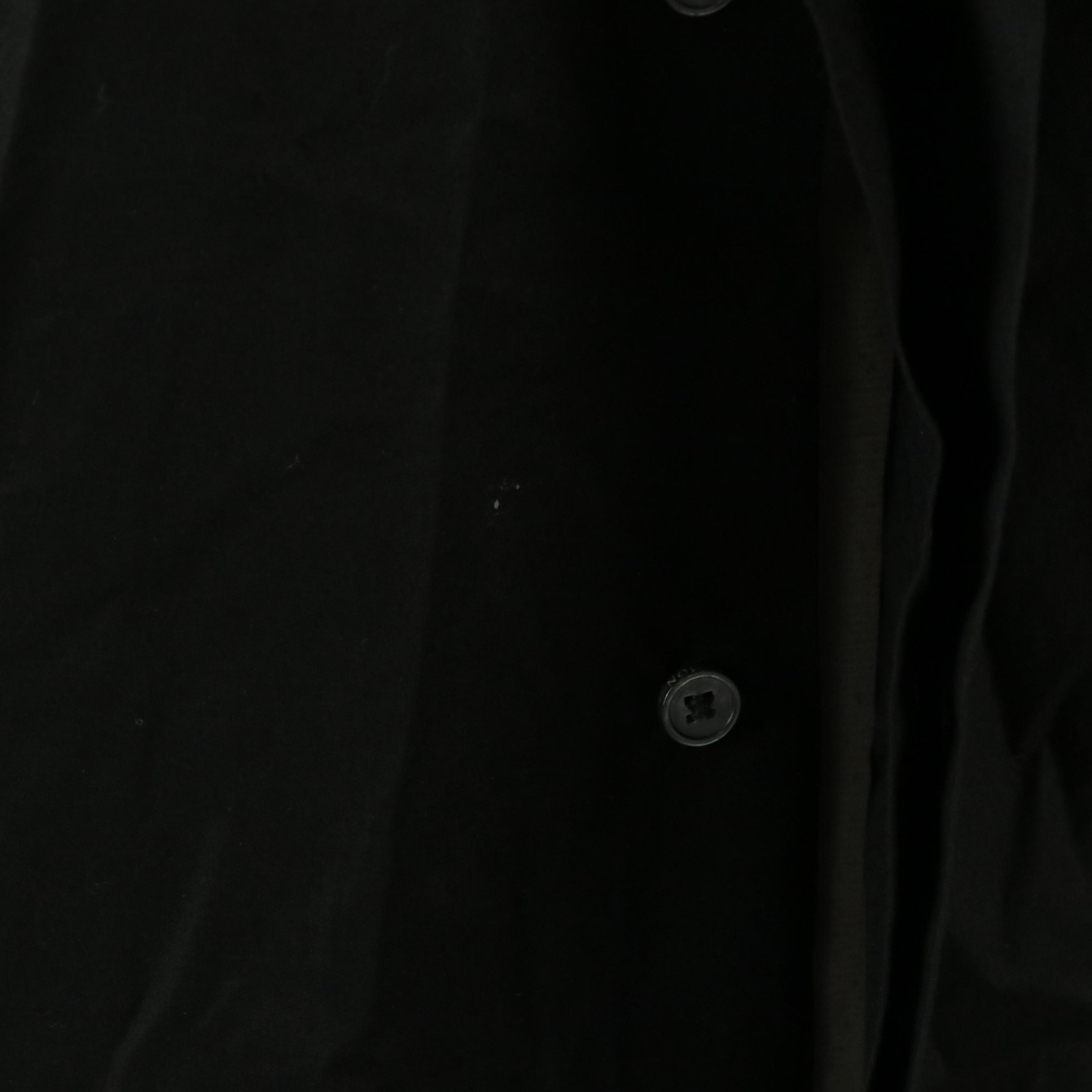 Men's Louis Vuitton French Cuff Dress Shirt in Black Cotton