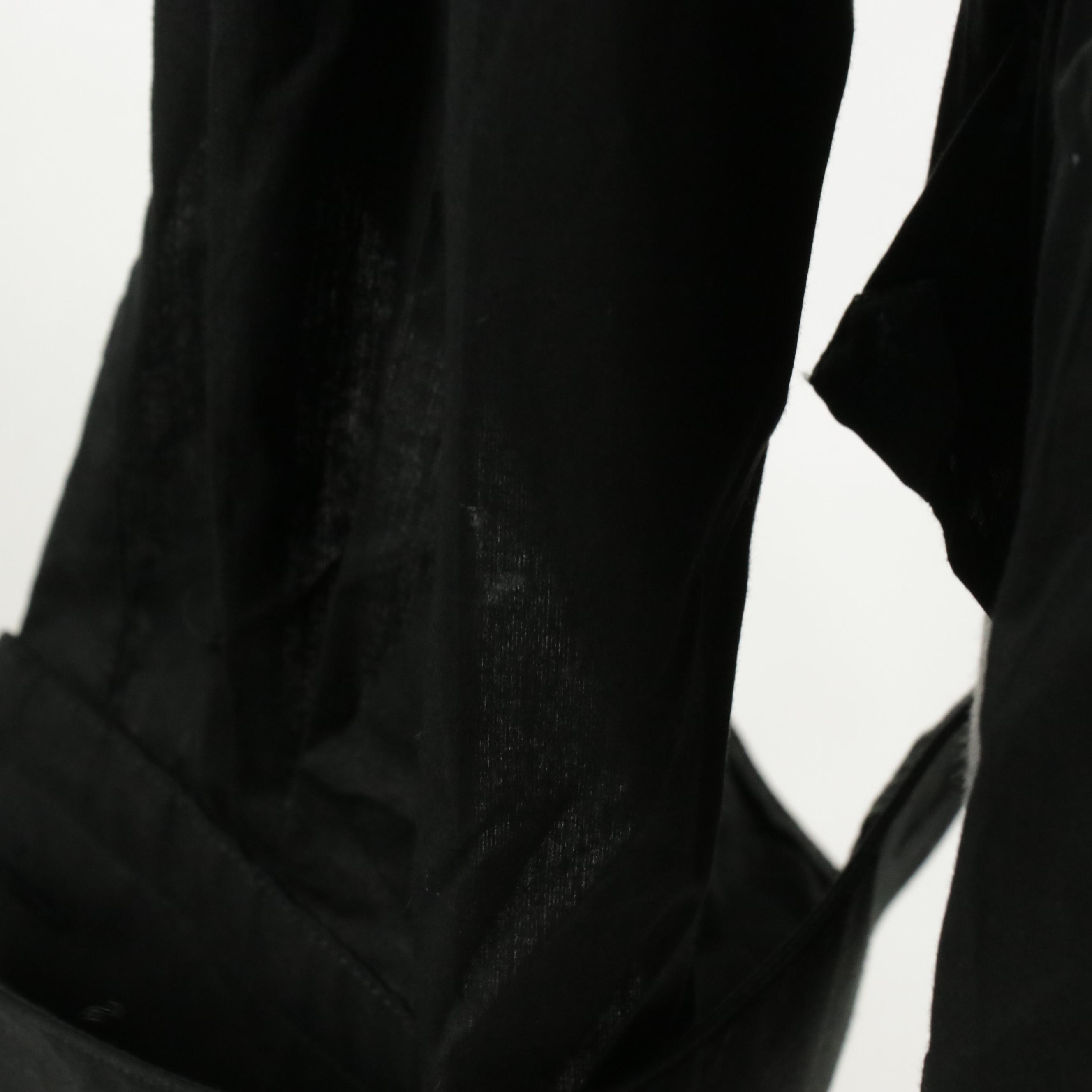 Men's Louis Vuitton French Cuff Dress Shirt in Black Cotton