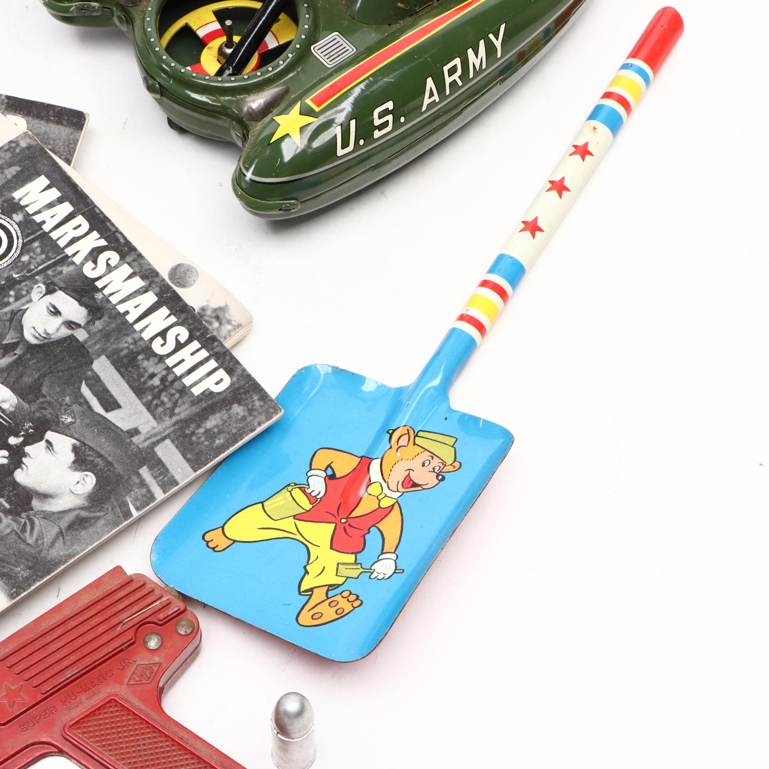 Langson Manufacturing Co. Super Nu-Matic Jr. Toy Gun with Boats and More