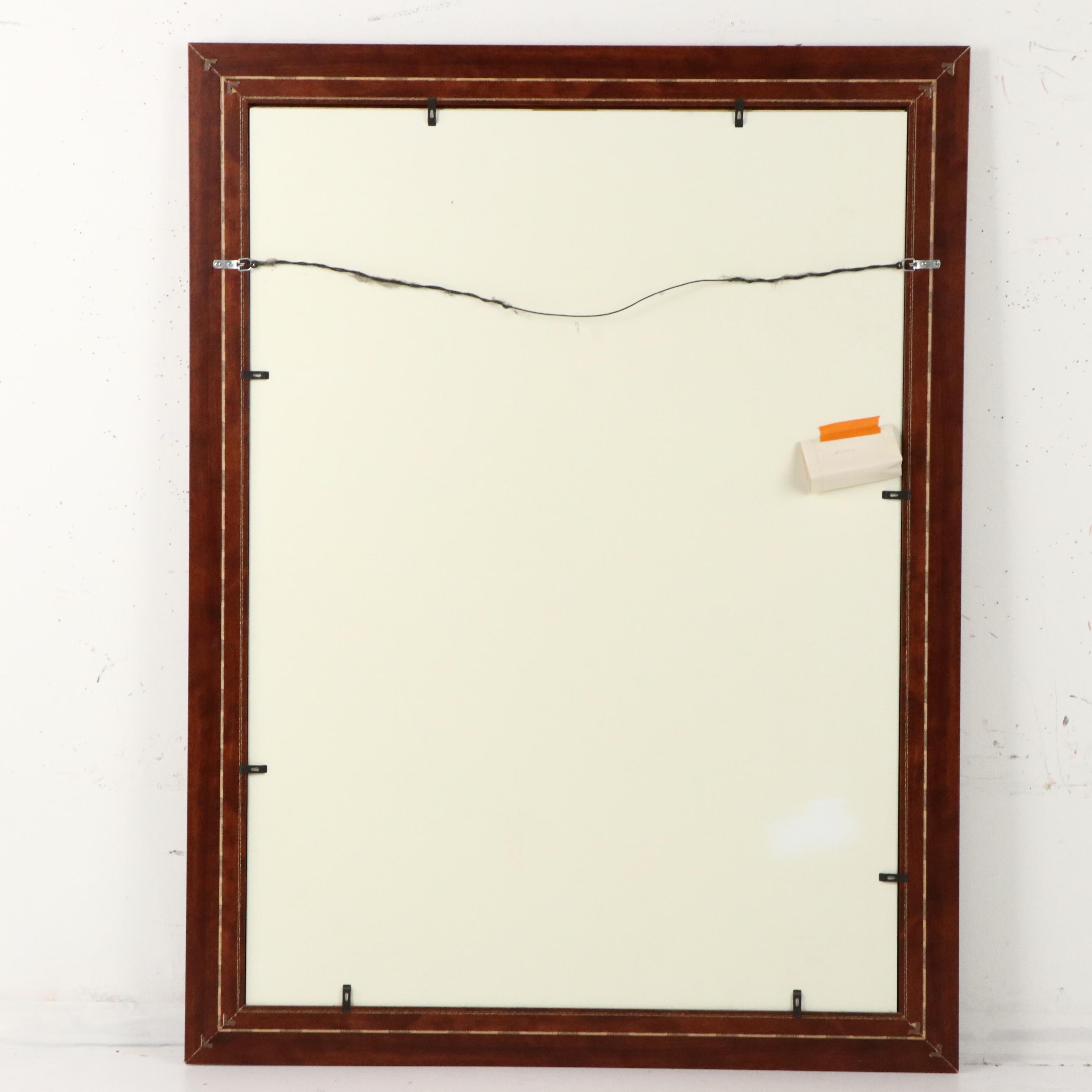 Emile Lessieux Lithograph "Menton" Belle-Epoque Travel Poster, Circa 1905