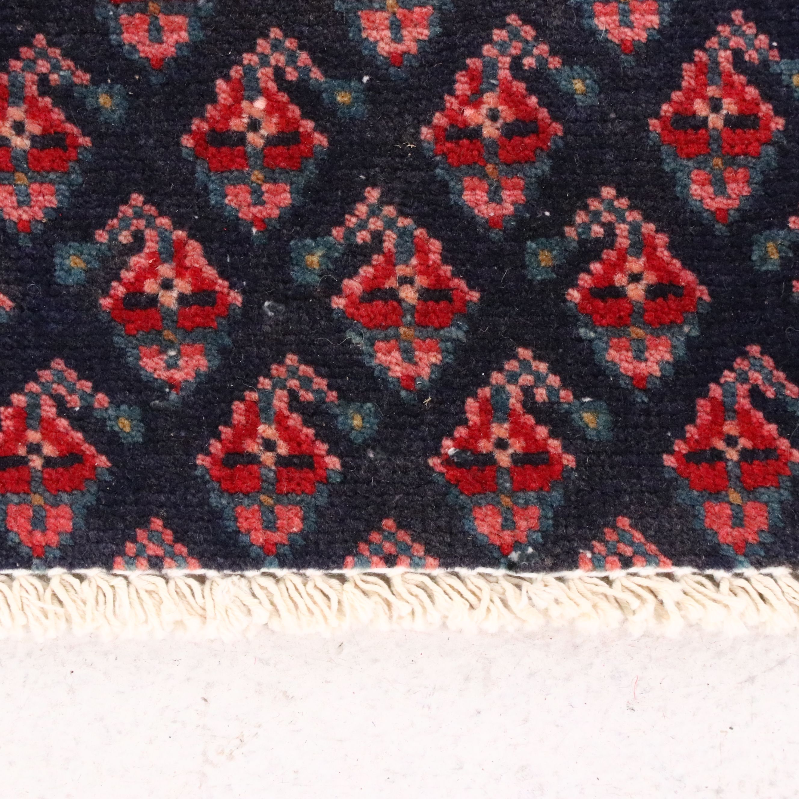 2'5 x 8'5 Hand-Knotted Persian Hamadan Seraband Style Carpet Runner