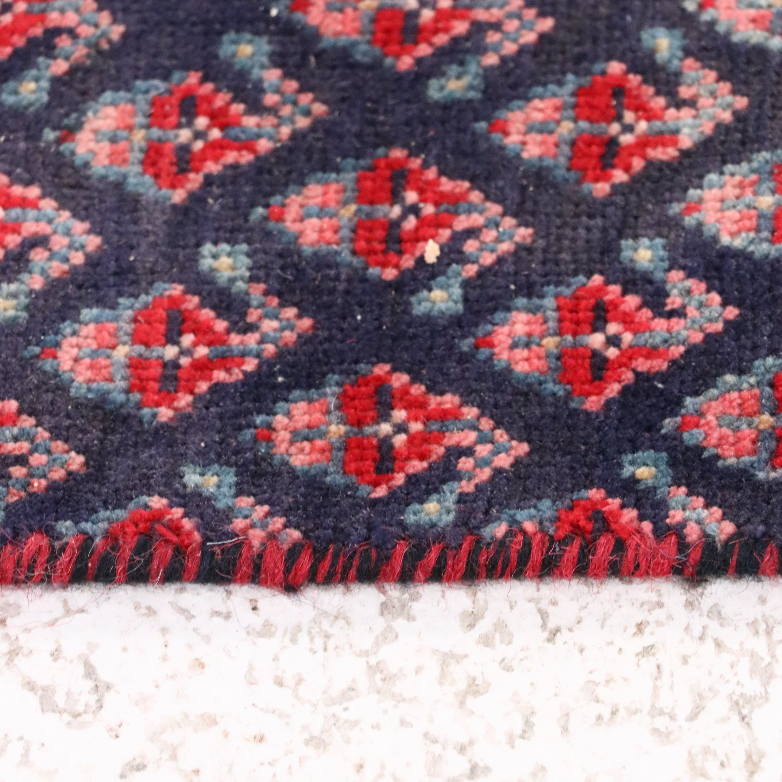 2'5 x 8'5 Hand-Knotted Persian Hamadan Seraband Style Carpet Runner