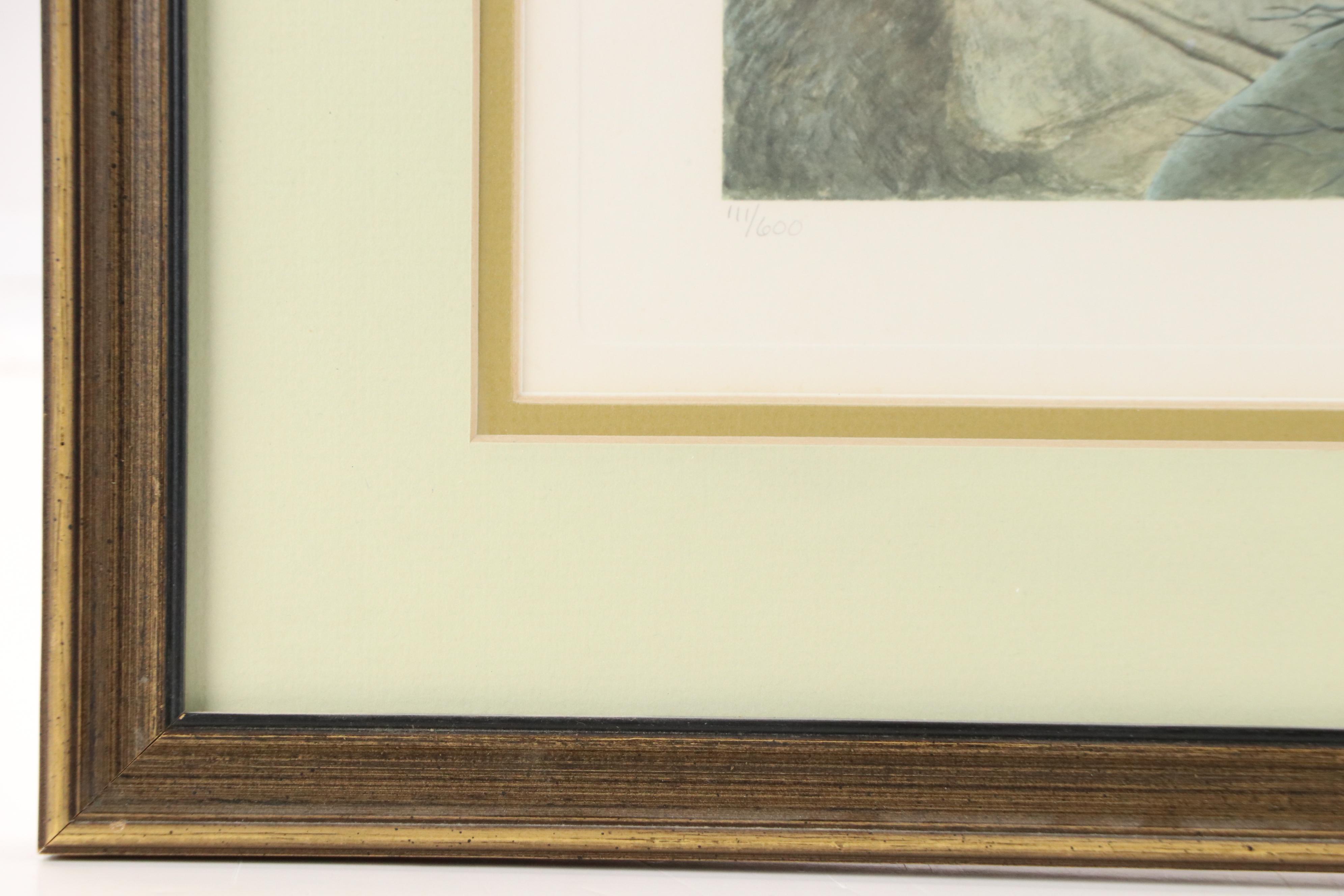 John Ruthven Offset Lithograph "Peregrine Falcon"