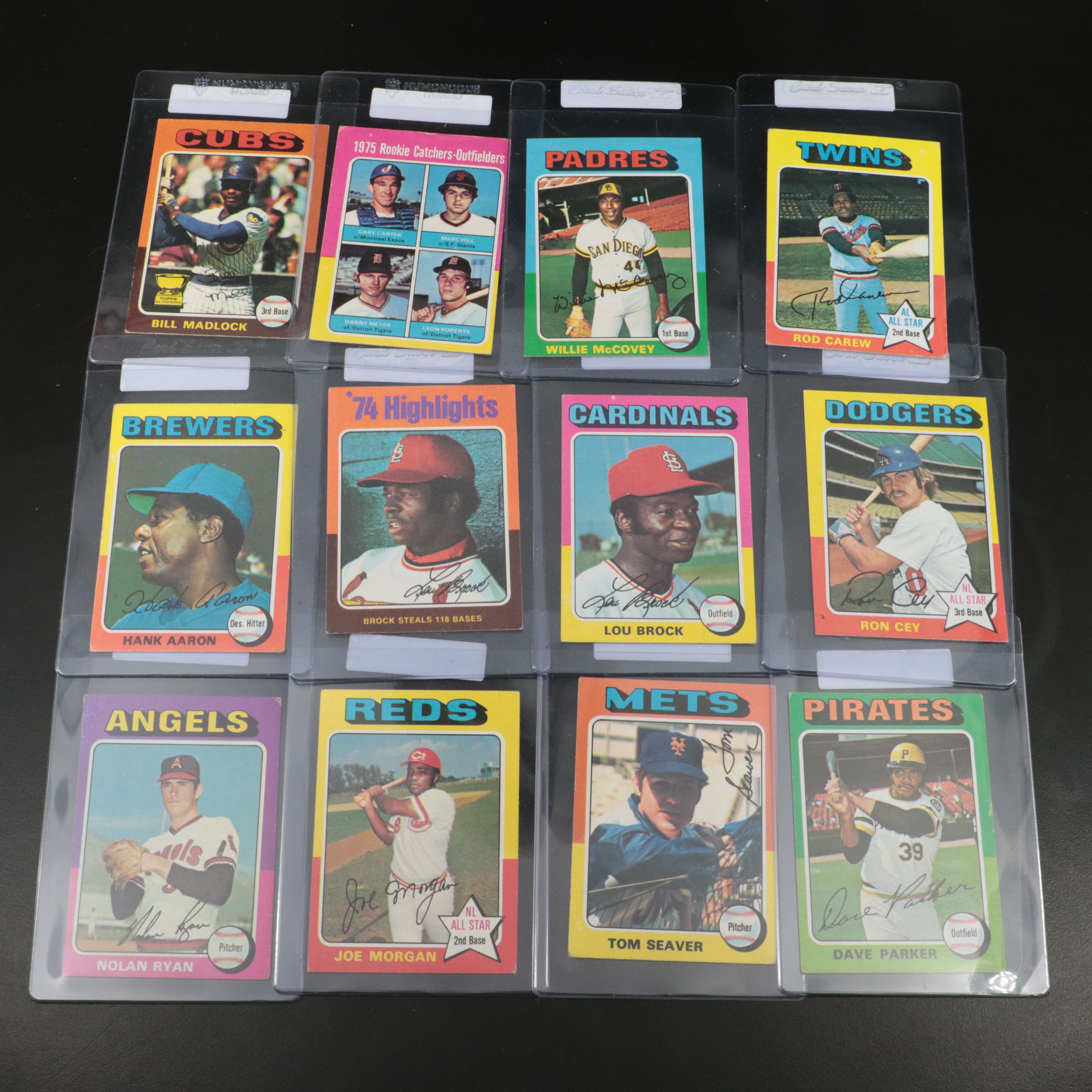 1975 Topps Baseball Cards, Over 400