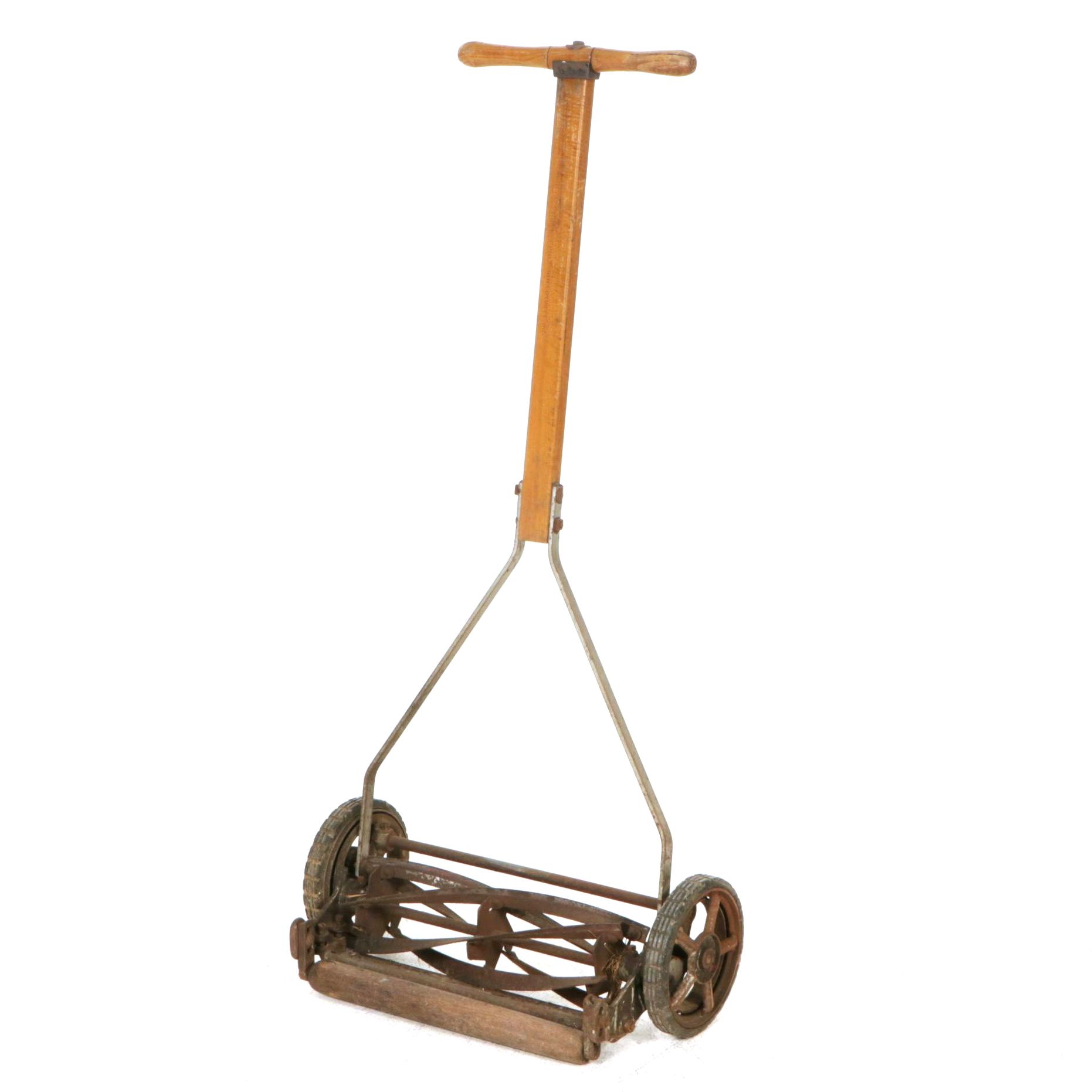 Rotary Blade Push Mower, Mid 20th Century