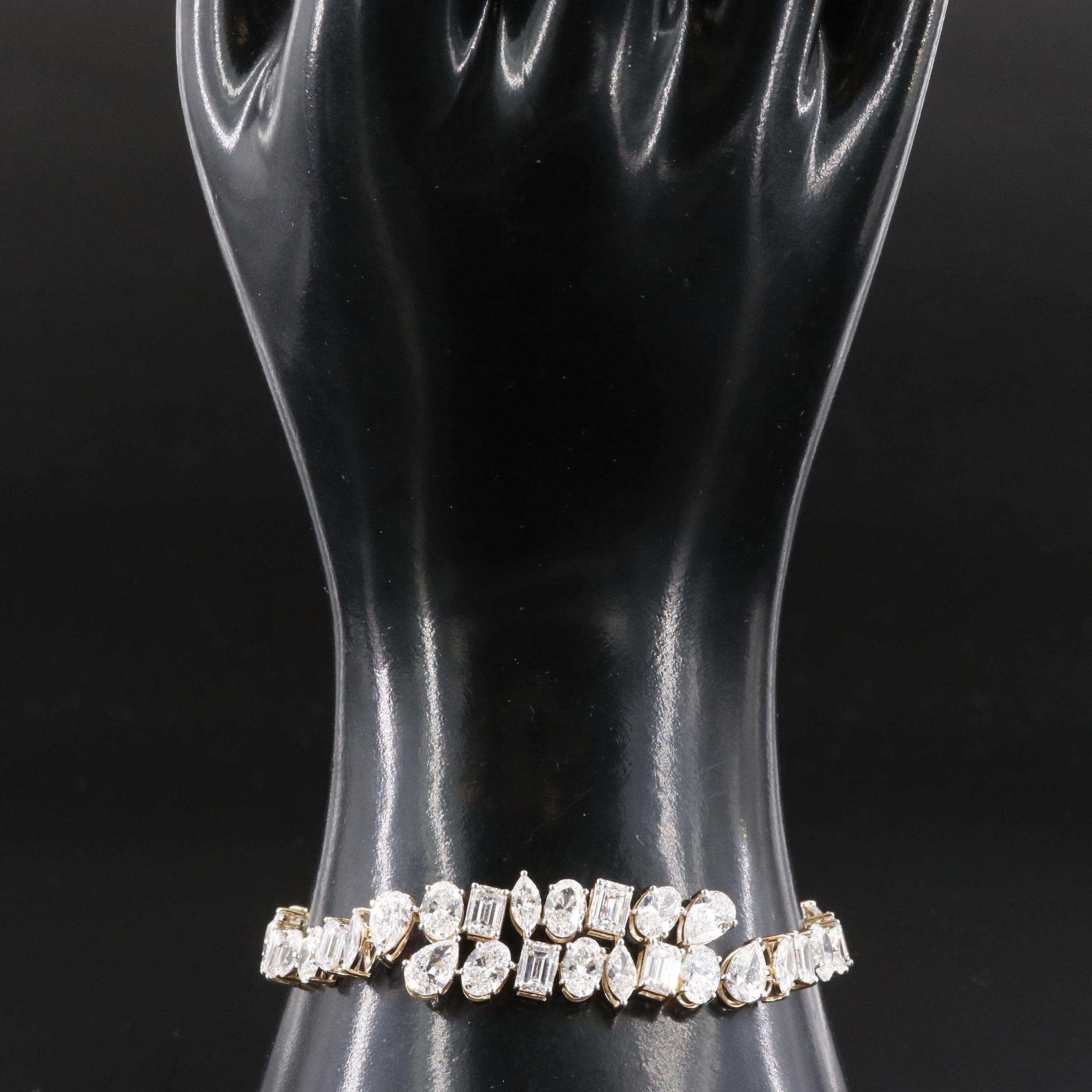 14K 18.42 CTW Lab Grown Diamond Bracelet