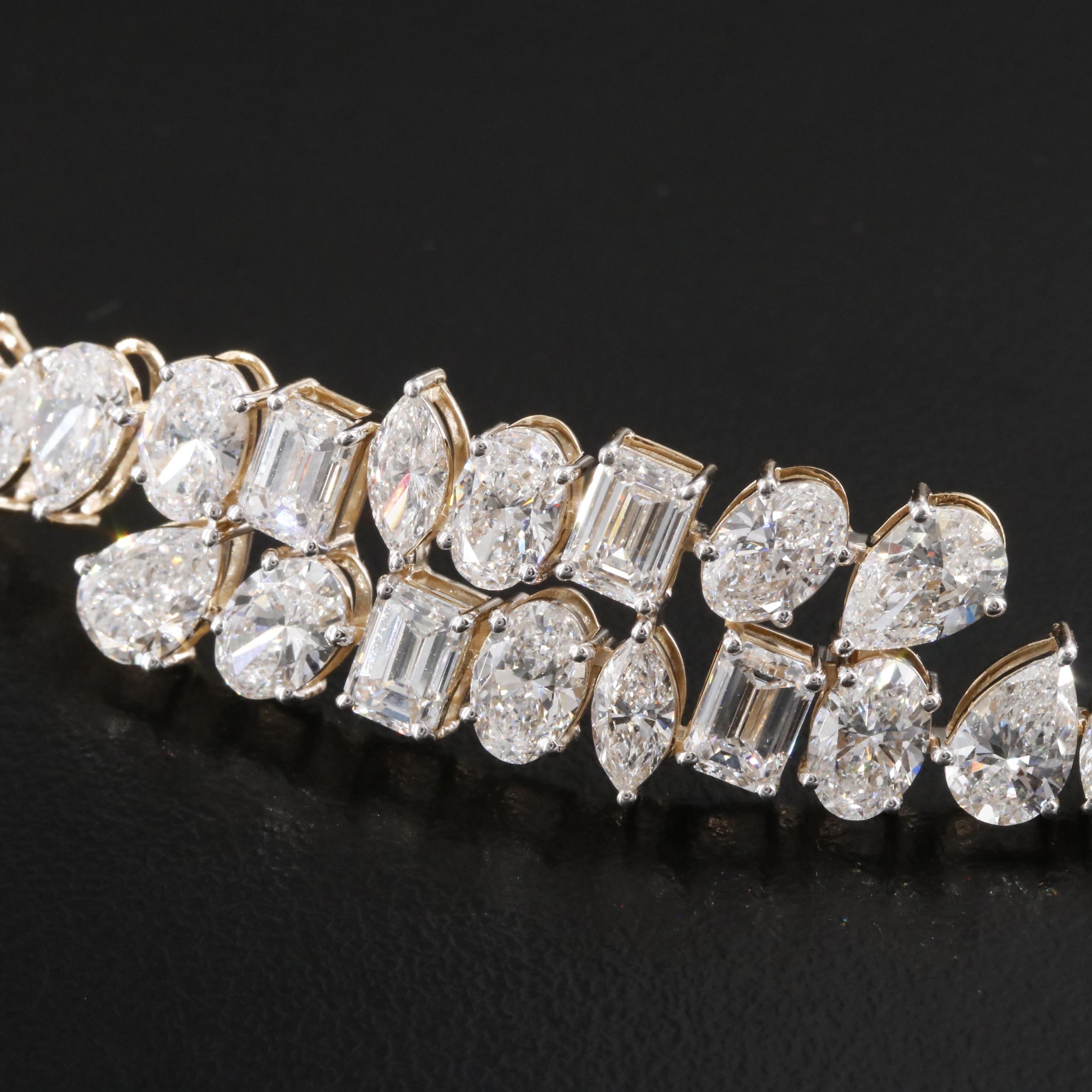 14K 18.42 CTW Lab Grown Diamond Bracelet