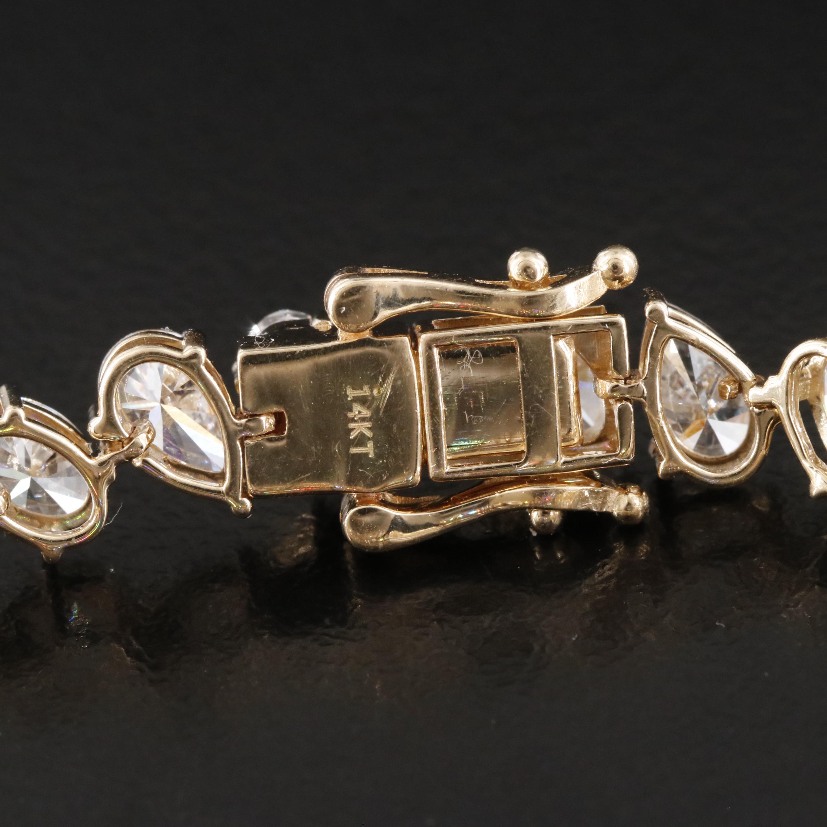 14K 18.42 CTW Lab Grown Diamond Bracelet