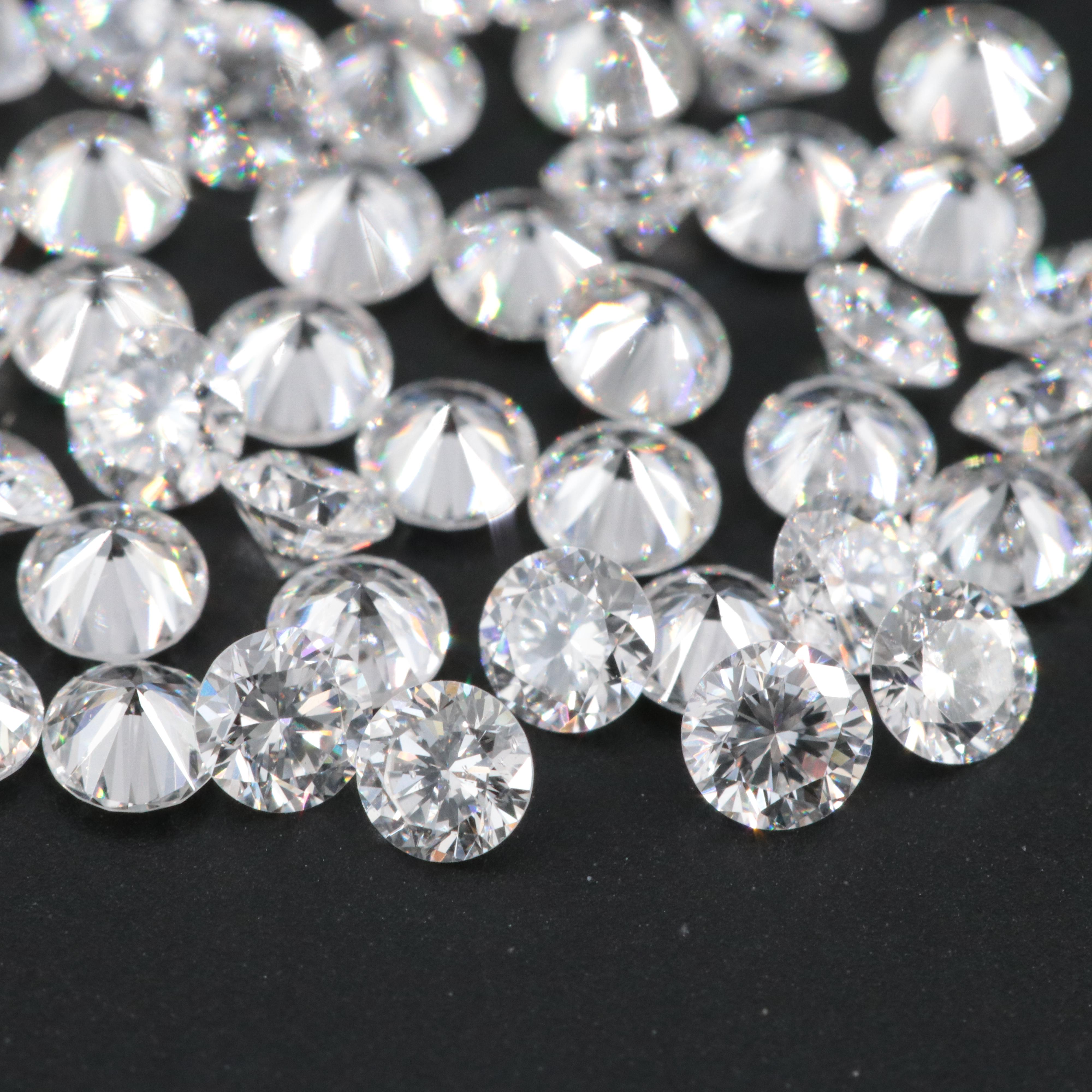 Loose 4.08 CTW Lab Grown Diamonds