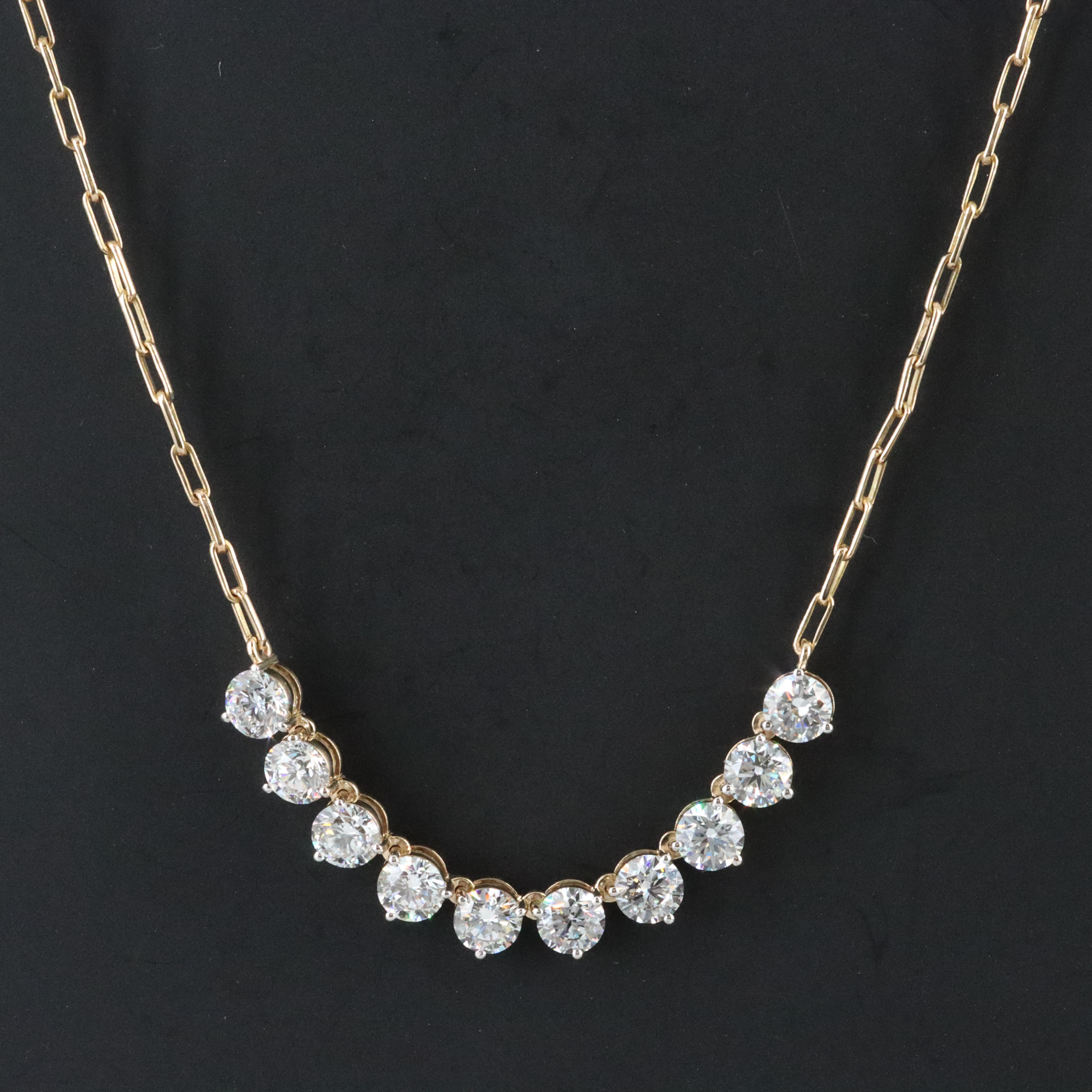 14K 5.08 CTW Lab Grown Diamond Necklace
