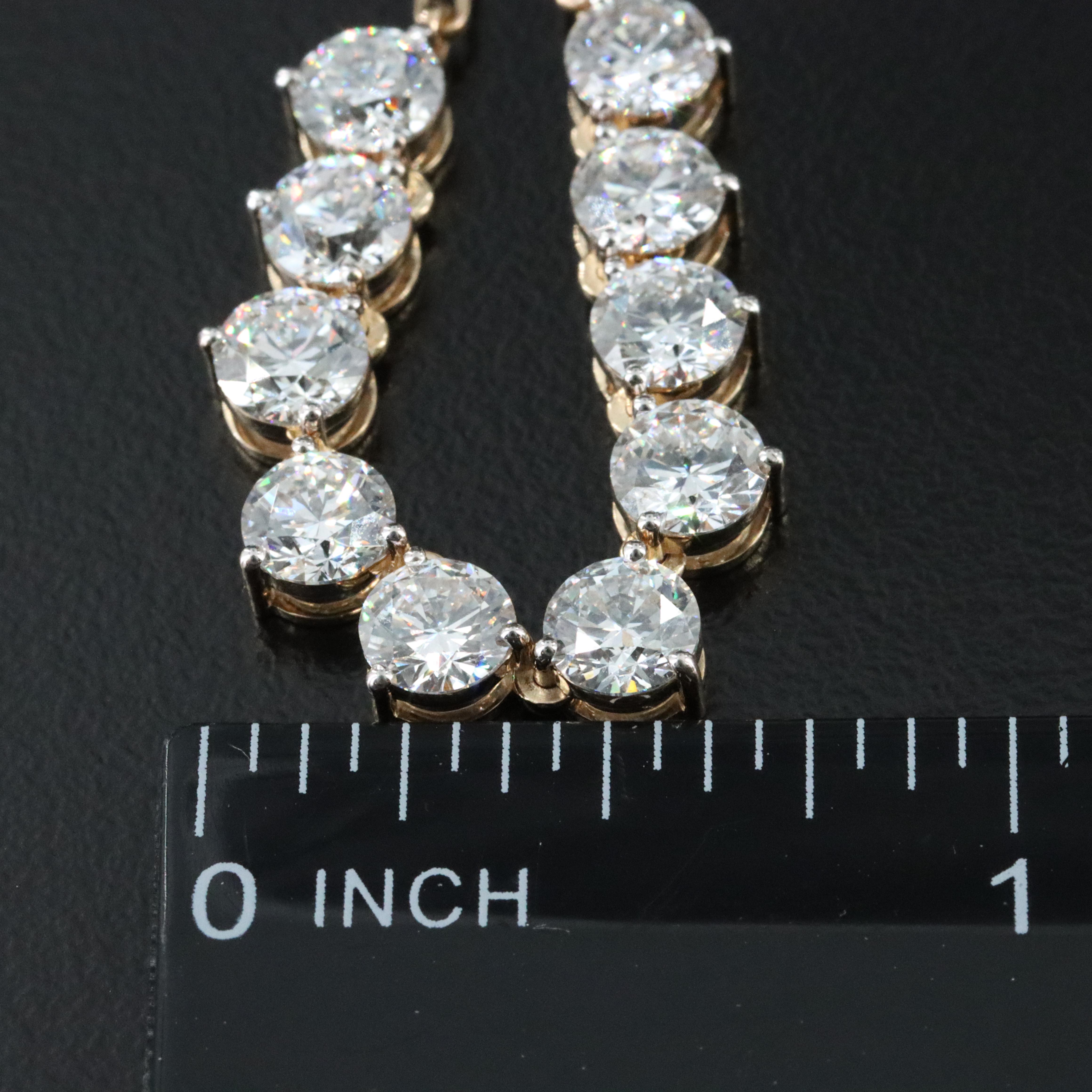 14K 5.08 CTW Lab Grown Diamond Necklace