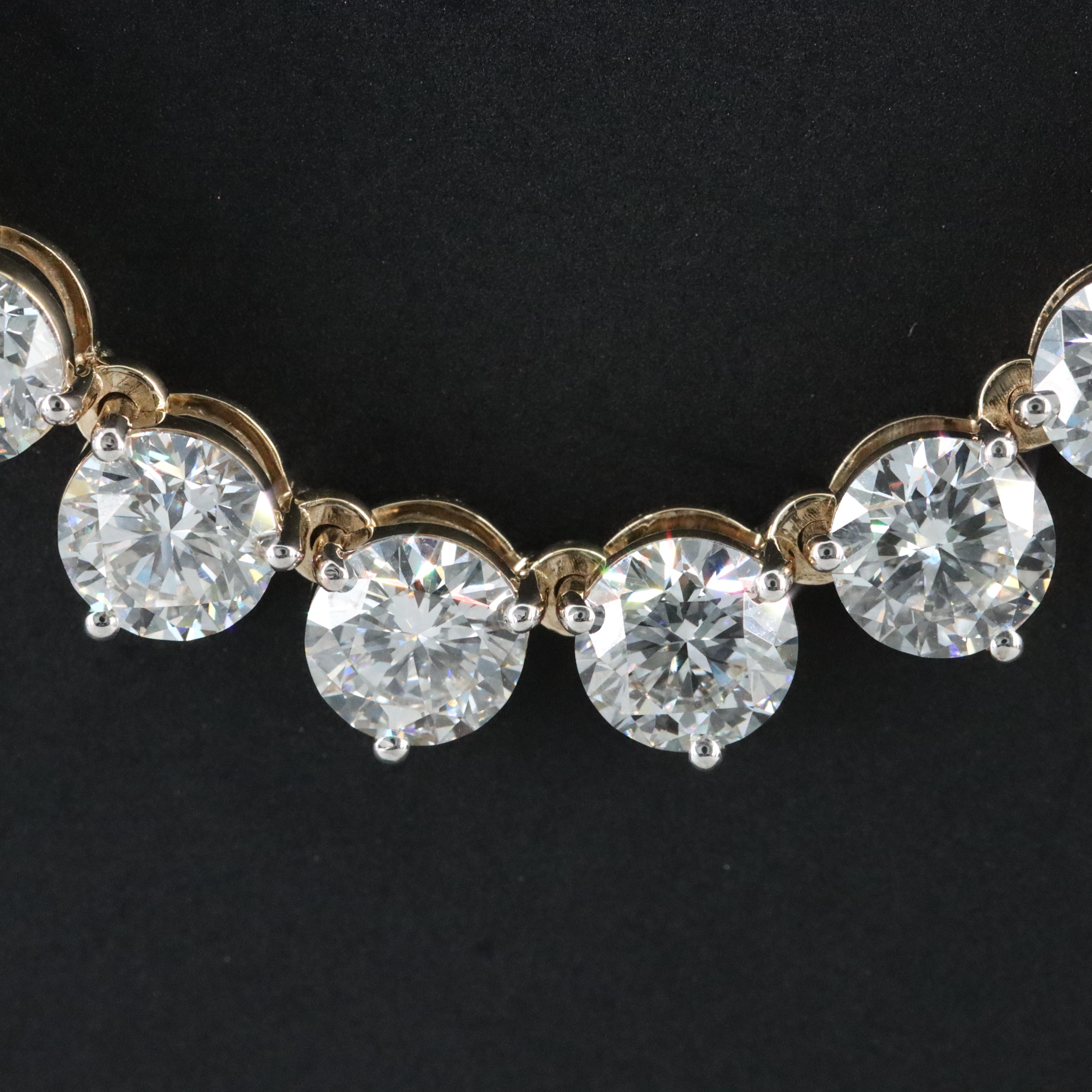 14K 5.08 CTW Lab Grown Diamond Necklace