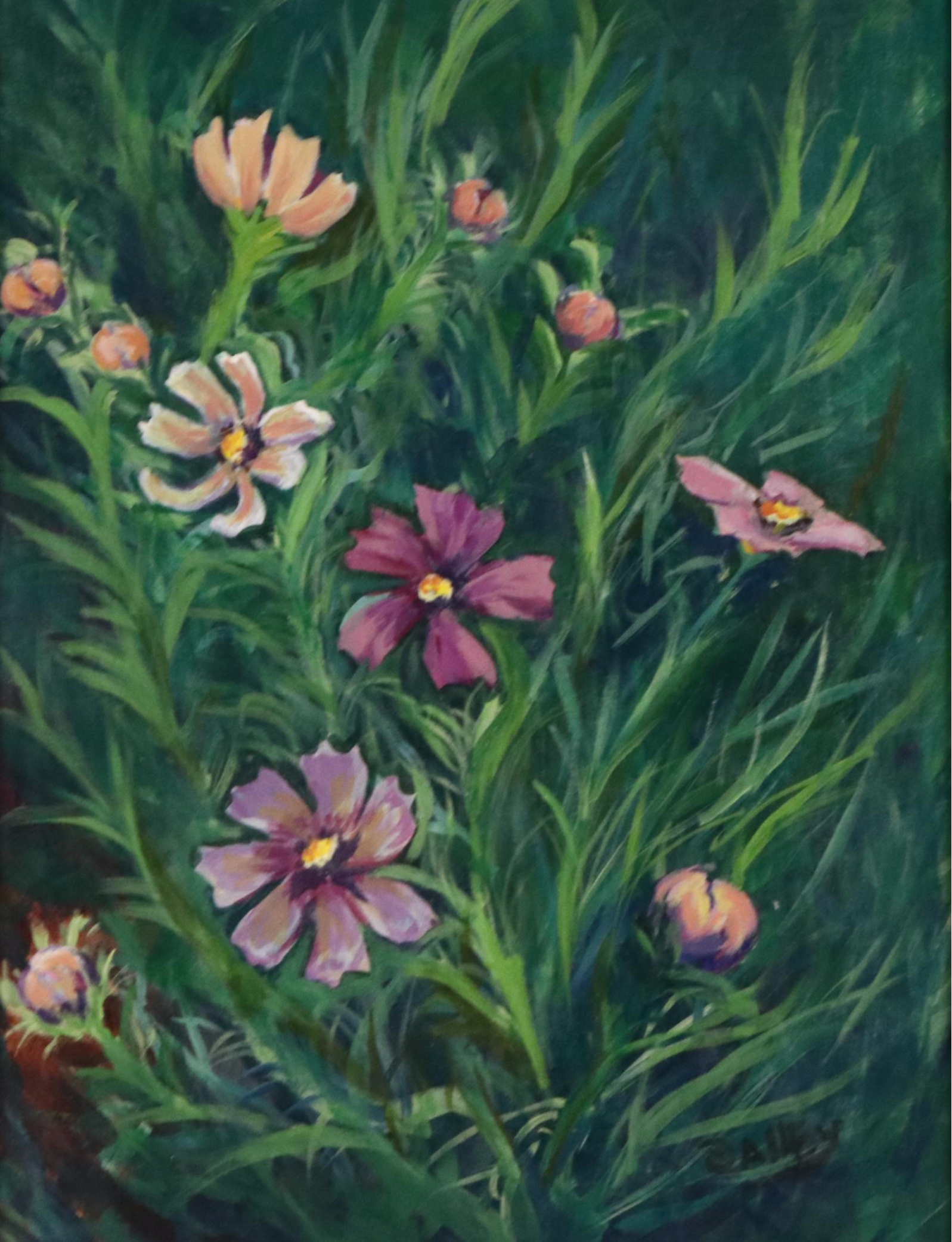 Rebecca Dailey Acrylic Painting  "Late Summer Beauty"