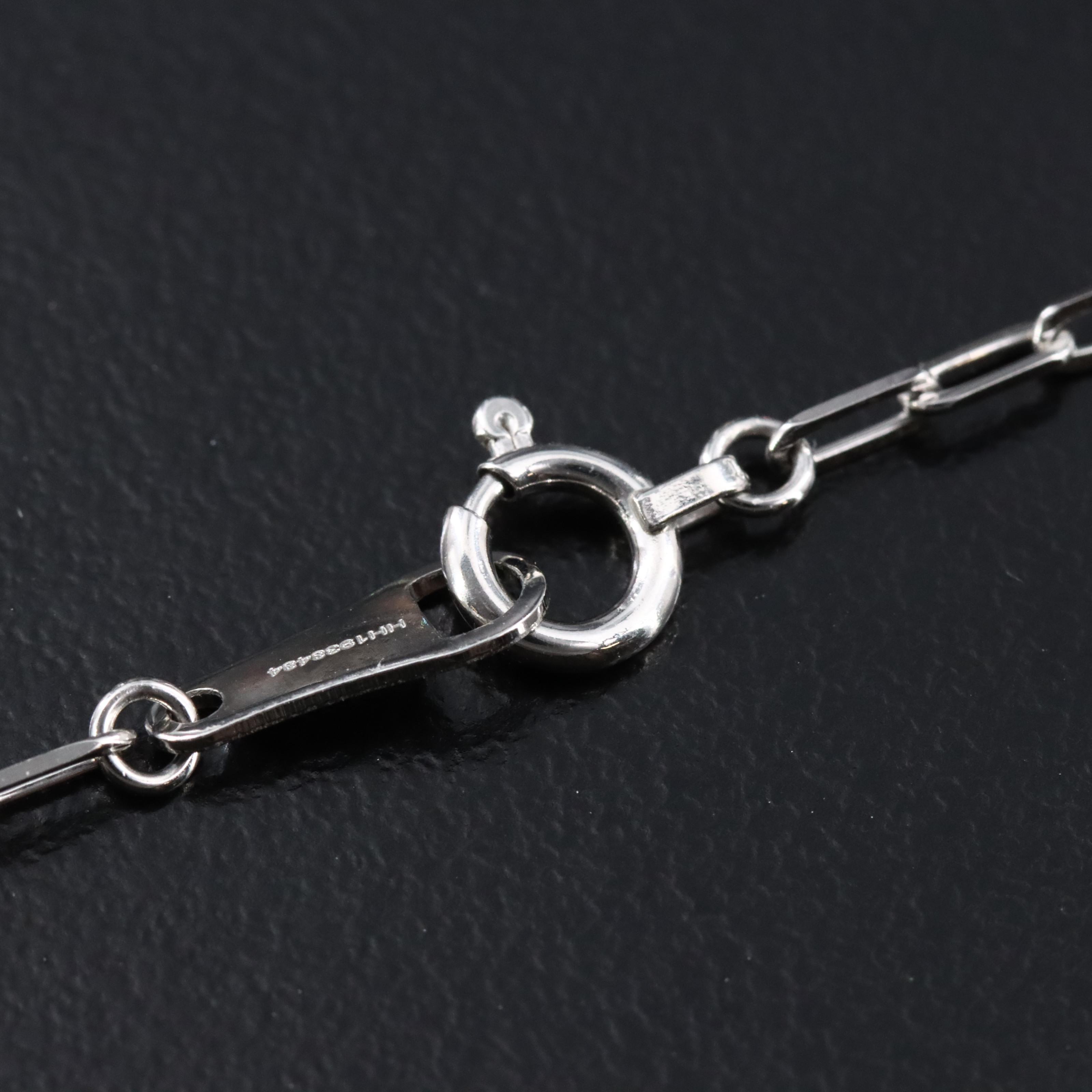 Platinum 5.42 CTW Lab Grown Diamond Necklace